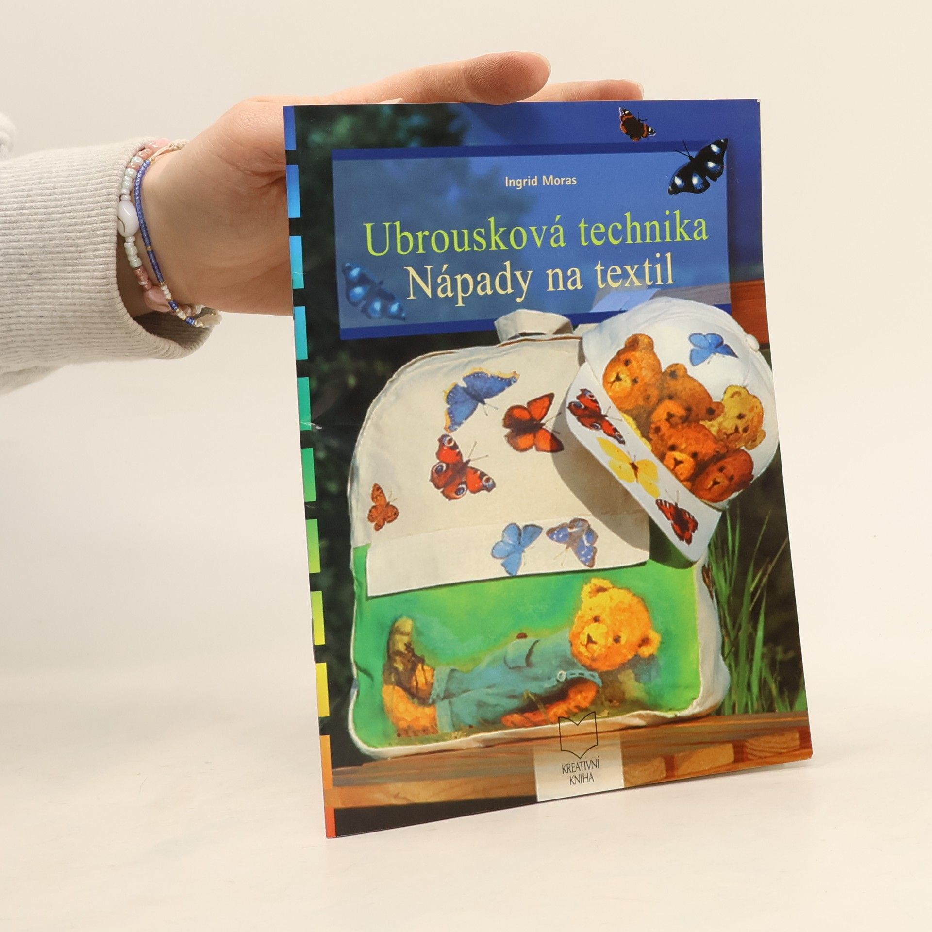 Ingrid Moras Ubrousková technika. Nápady na textil