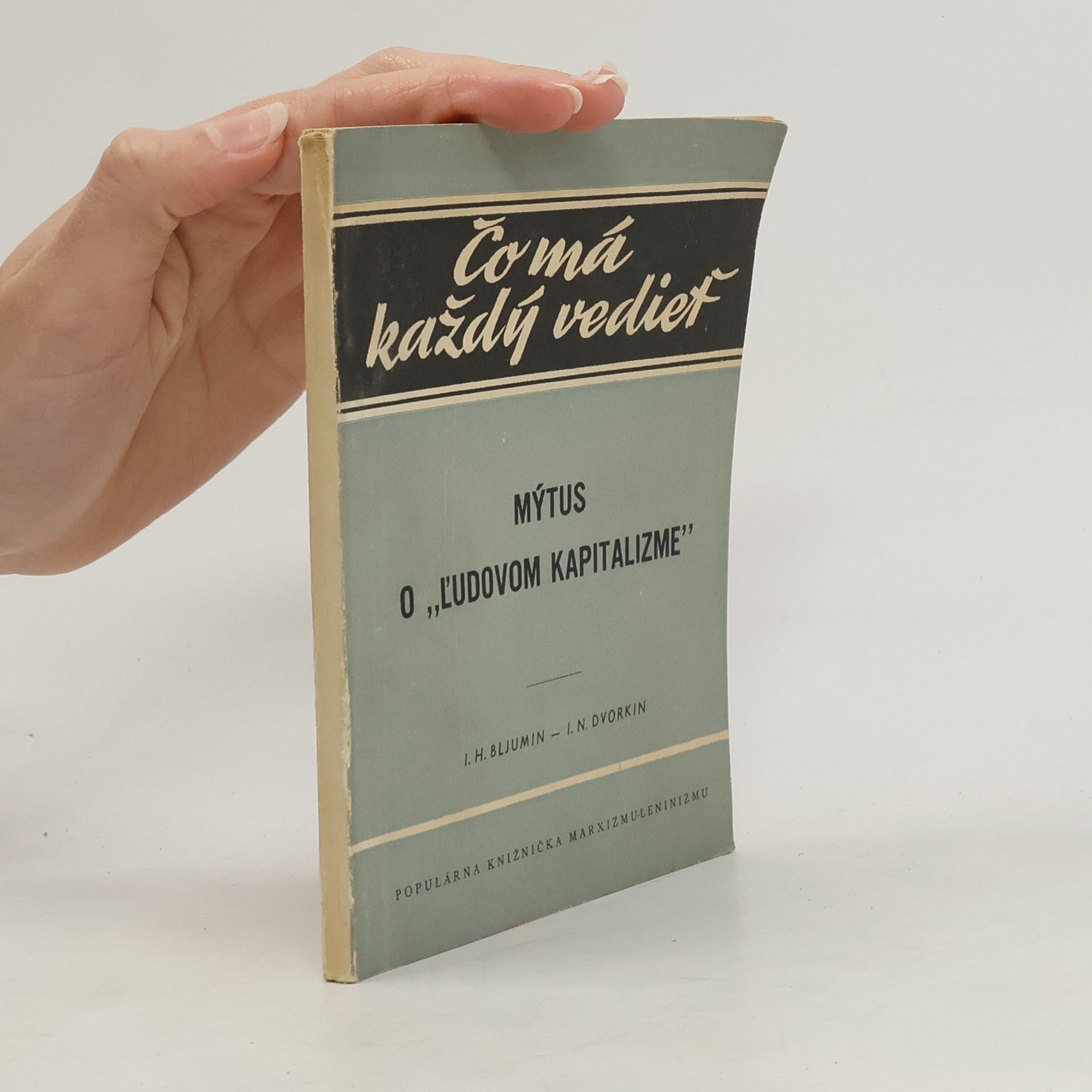 I. N. Dvorkin Čo má každý vedieť