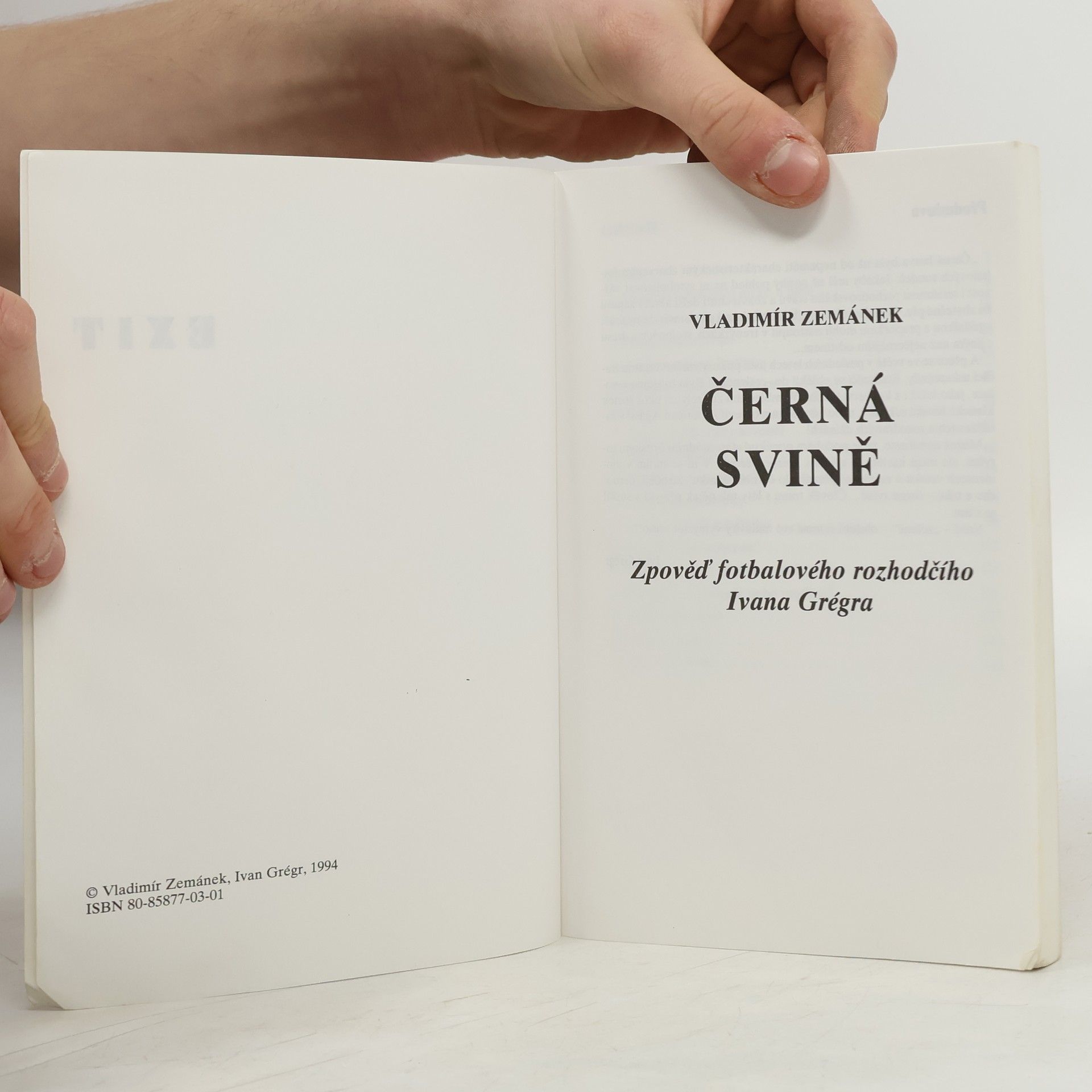 Vladimír Zemánek Černá svině