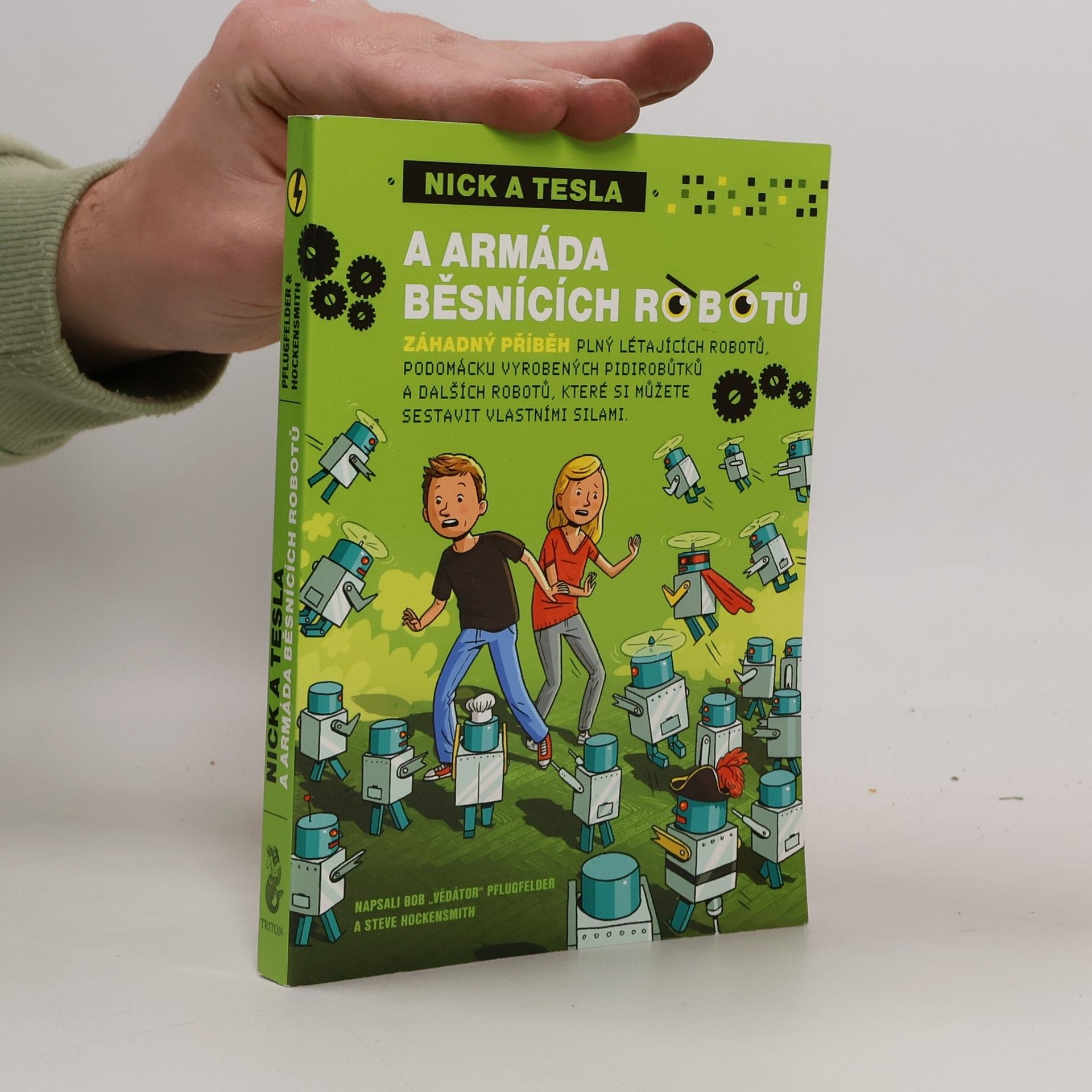 Steve Hockensmith Nick a Tesla a armáda běsnících robotů