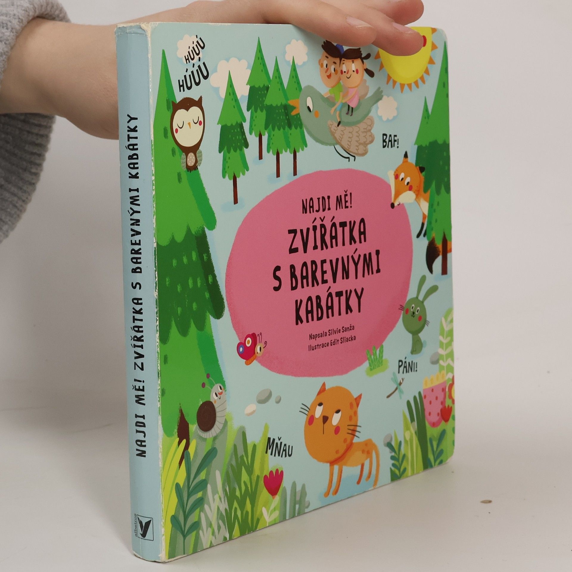 Silvie Sanža Najdi mě! Zvířátka s barevnými kabátky