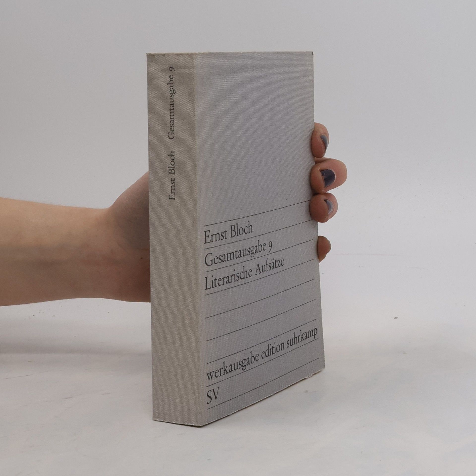 Ernst Bloch Gesamtausgabe 9. Literarische Aufsätze