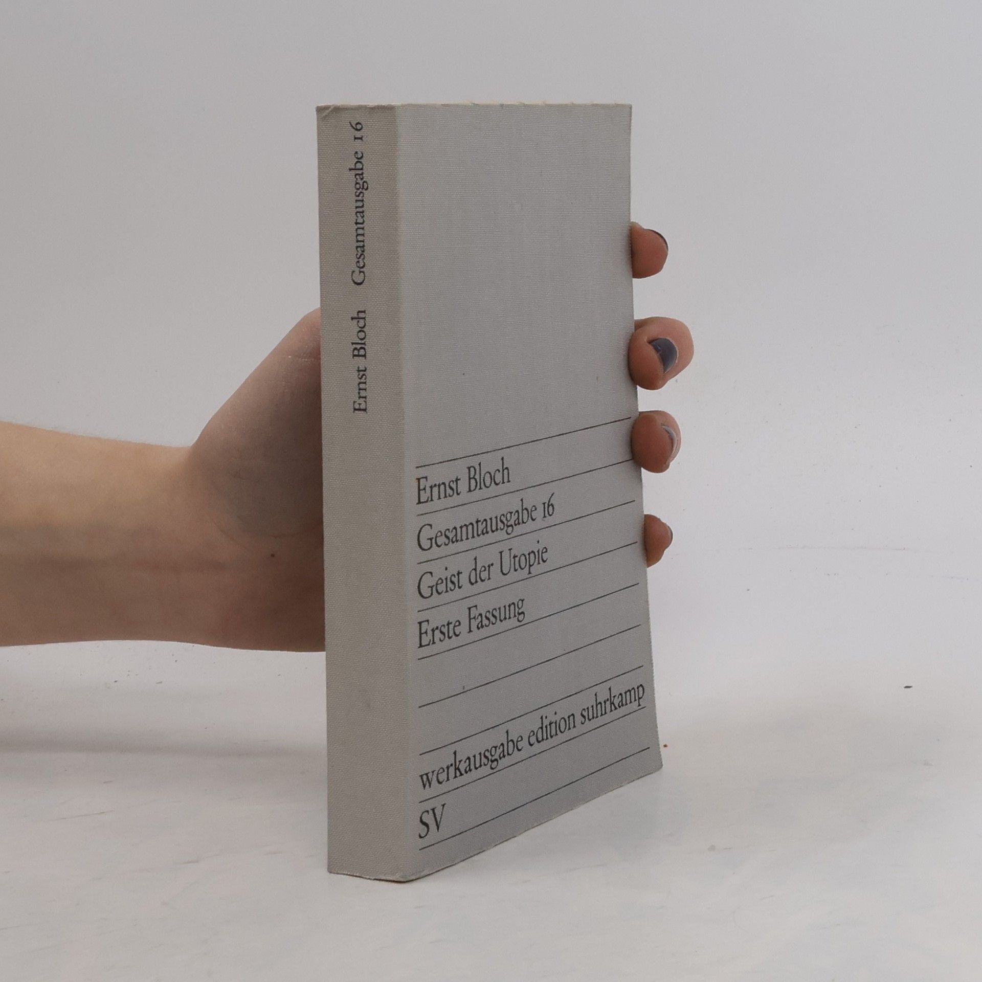Ernst Bloch Gesamtausgabe 16