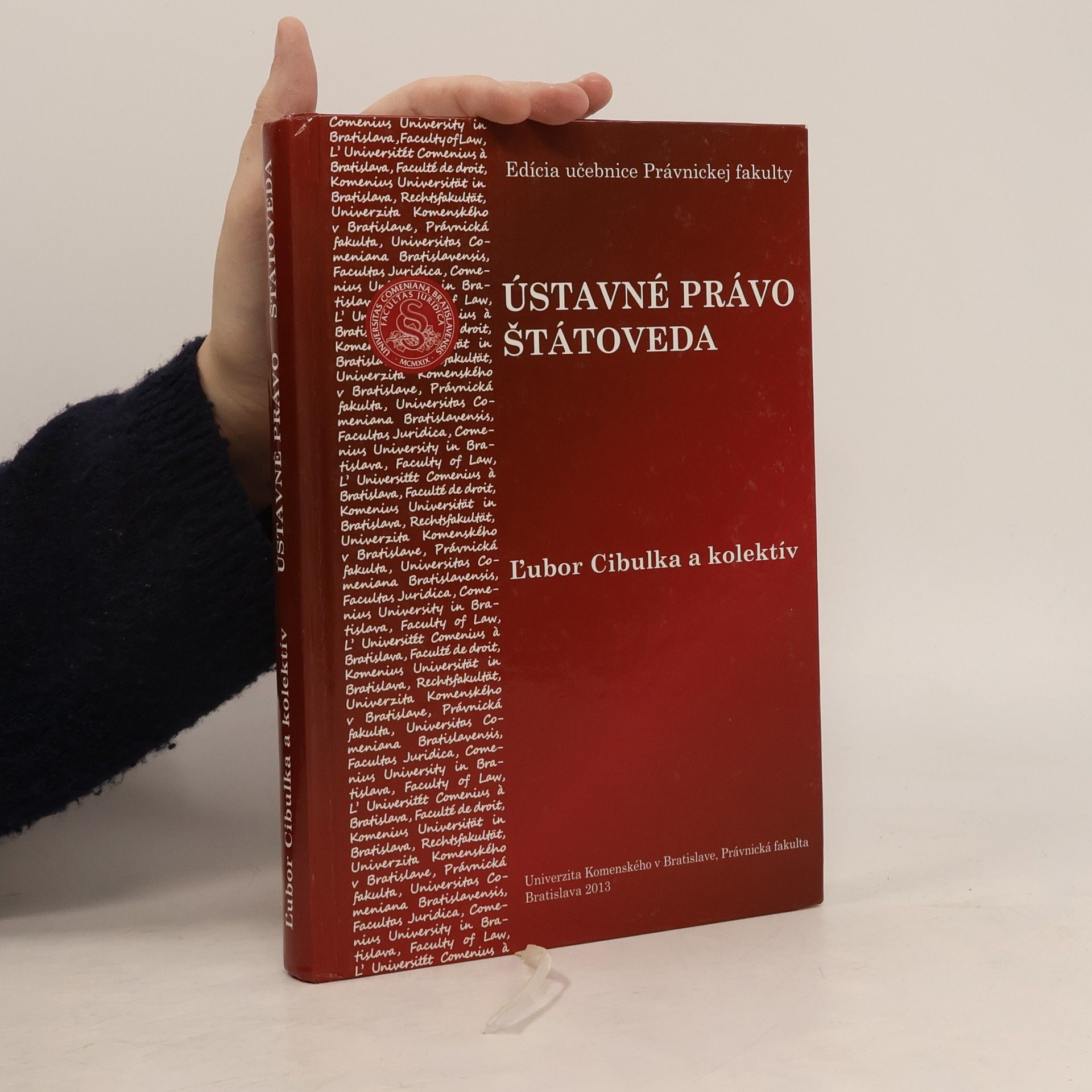 L'ubor Cibulka Ústavné právo Slovenskej republiky. Štátoveda