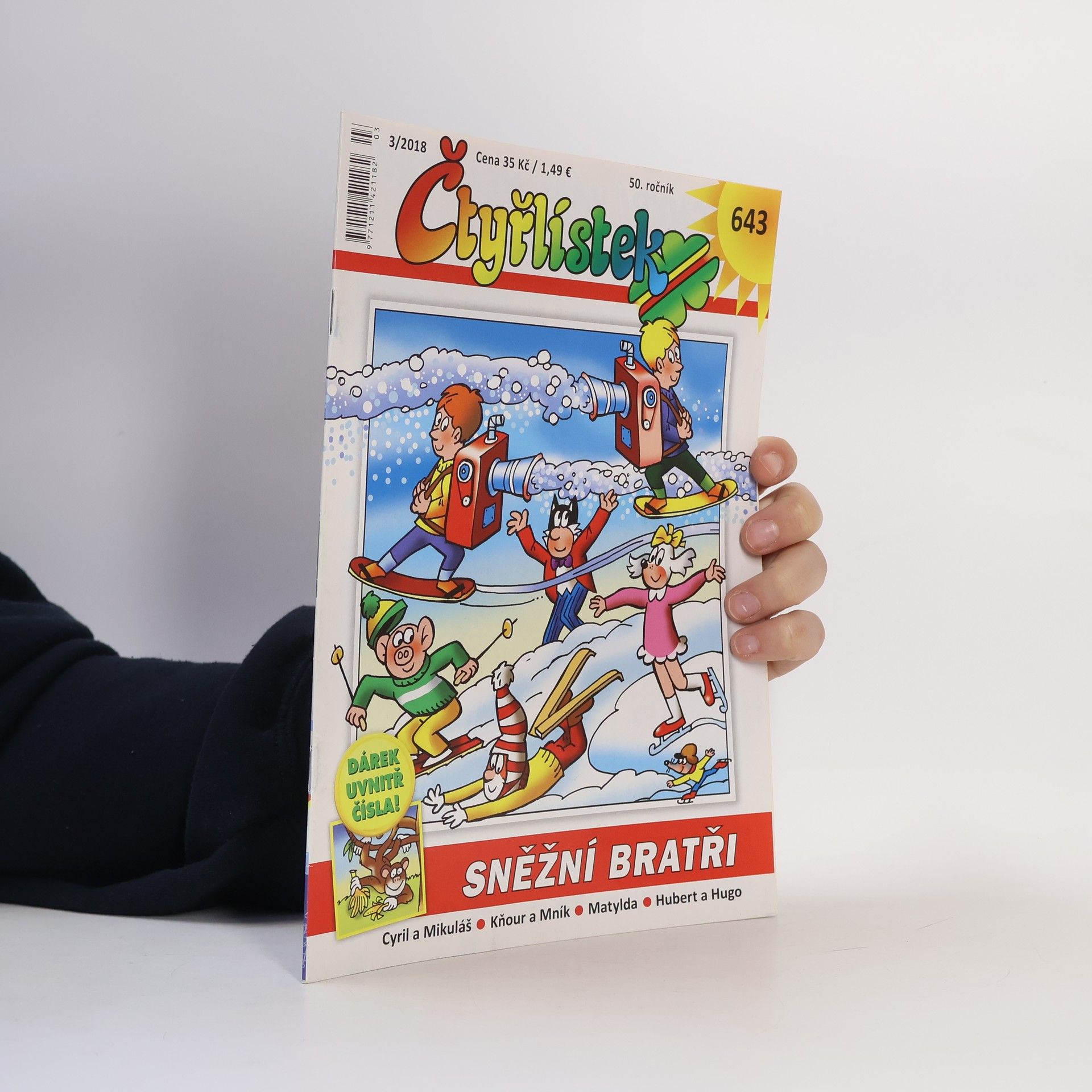 Various authors Čtyřlístek 3/2018. Sněžní bratři