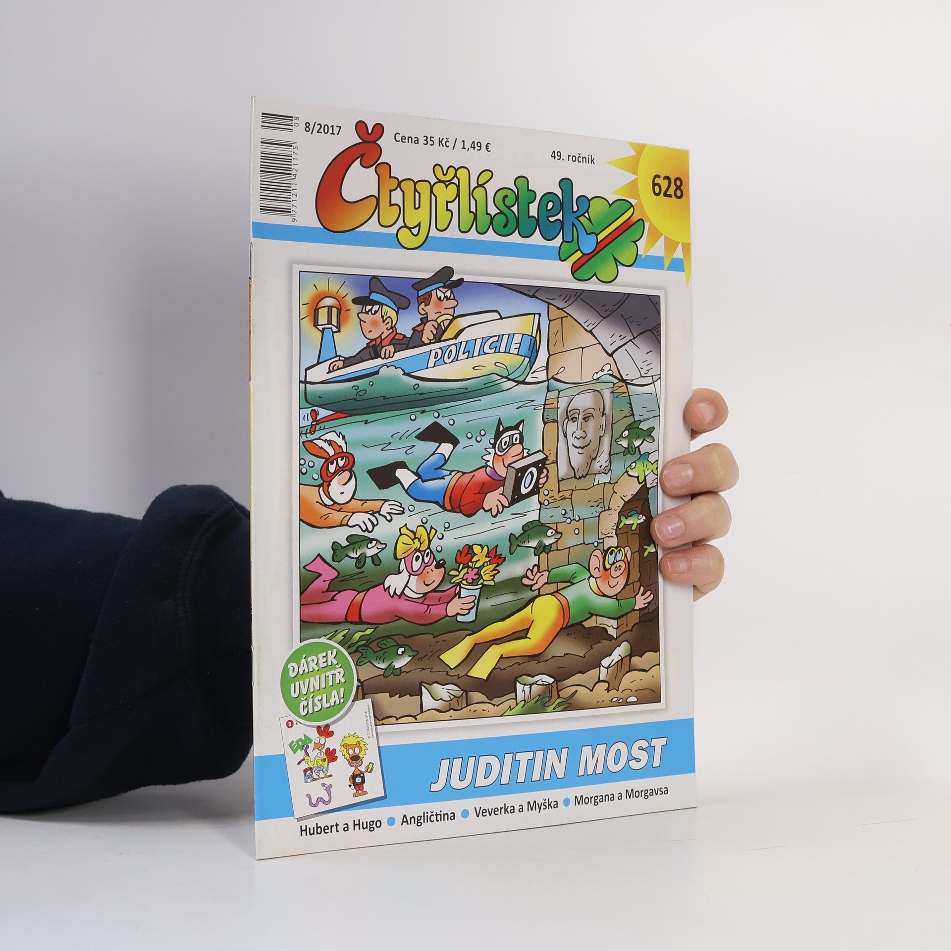 Collectif d'auteurs Čtyřlístek 8/2017. 628. Juditin most