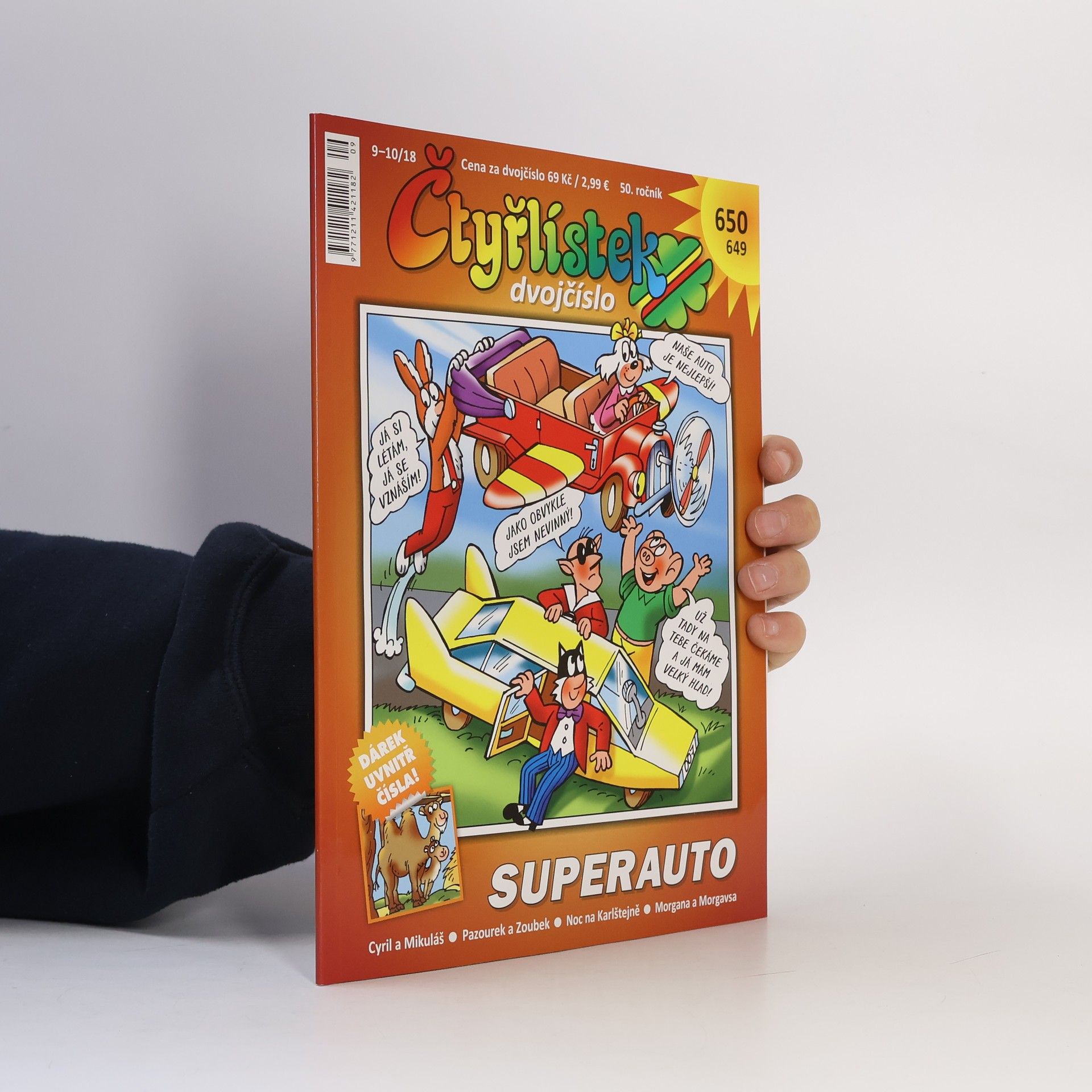 Autorenkollektiv Čtyřlístek dvojčíslo 649-650, 9-10/2018
