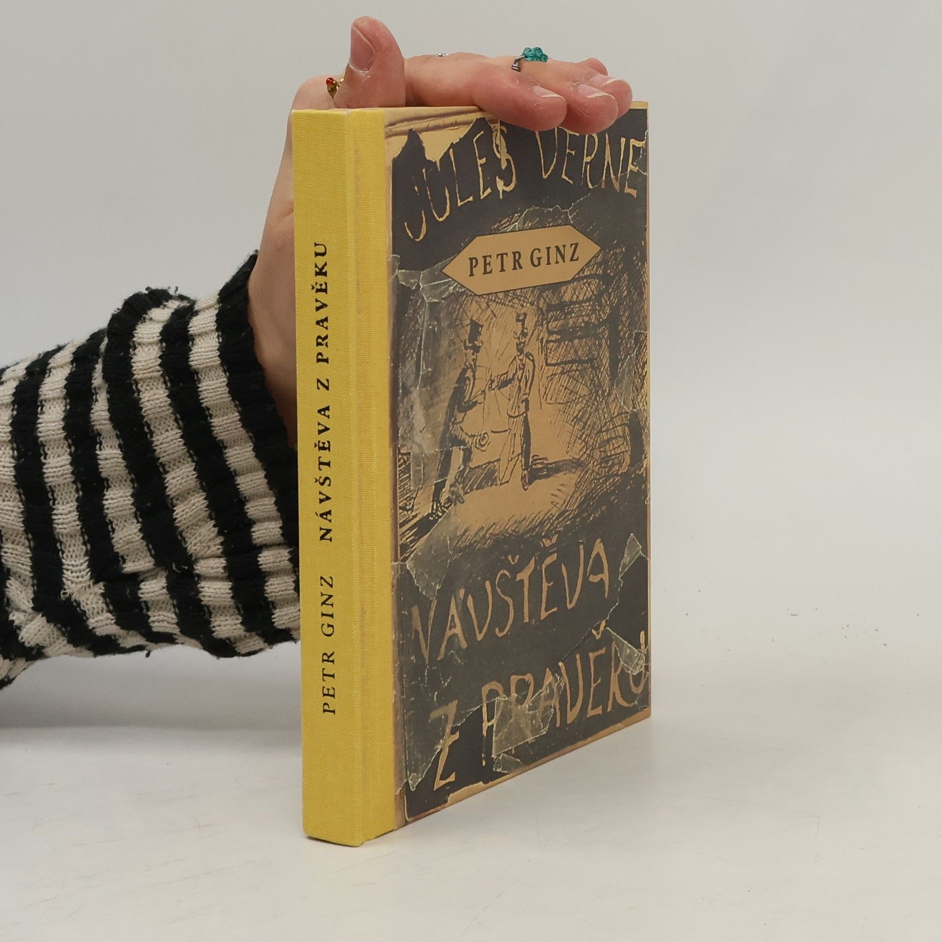 Petr Ginz Návštěva z pravěku: Román s ilustracemi Petra Ginze