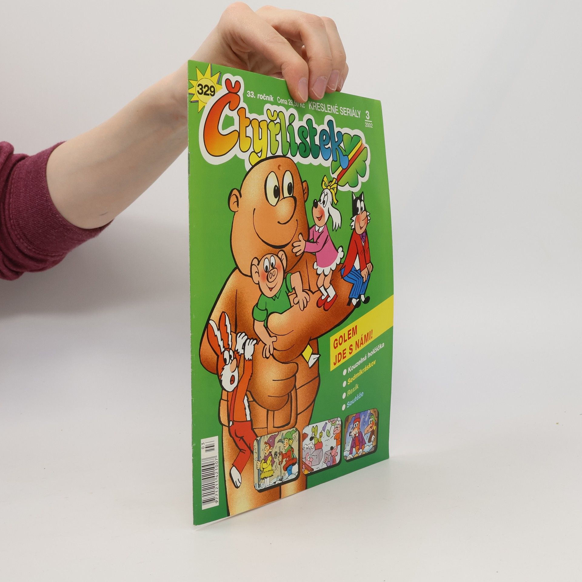 Various authors Čtyřlístek 329 (3/2002). Golem jde s námi