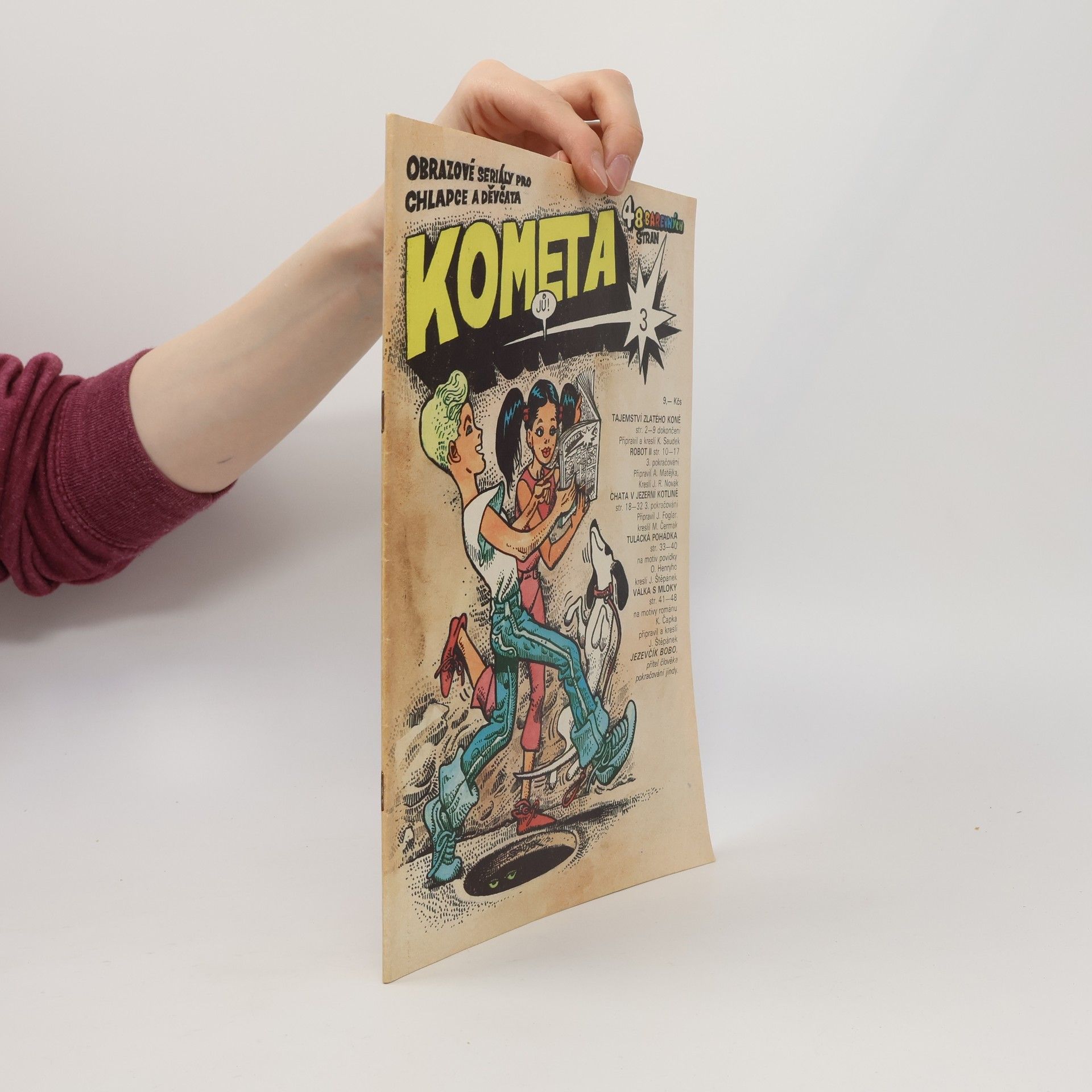 M. Čermák Kometa 3, obrázkové seriály pro chlapce a děvčata