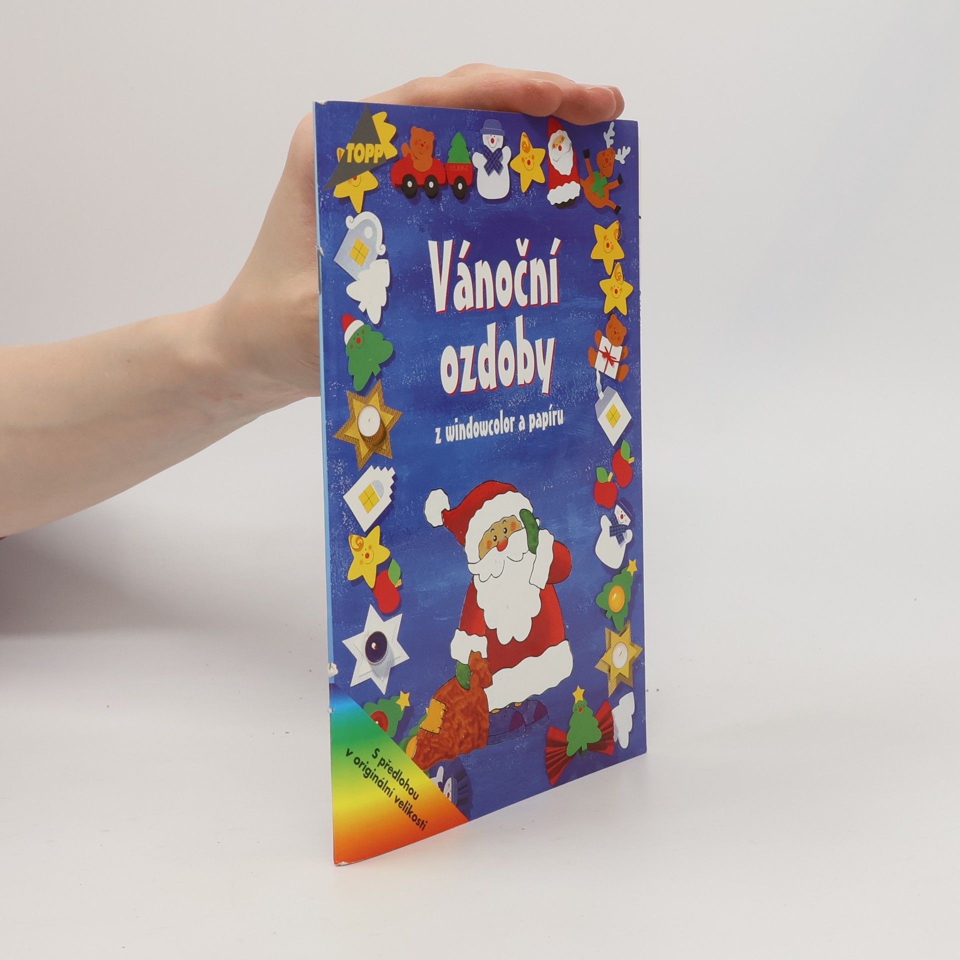 Pia Pedevilla Vánoční ozdoby z windowcolor a papíru