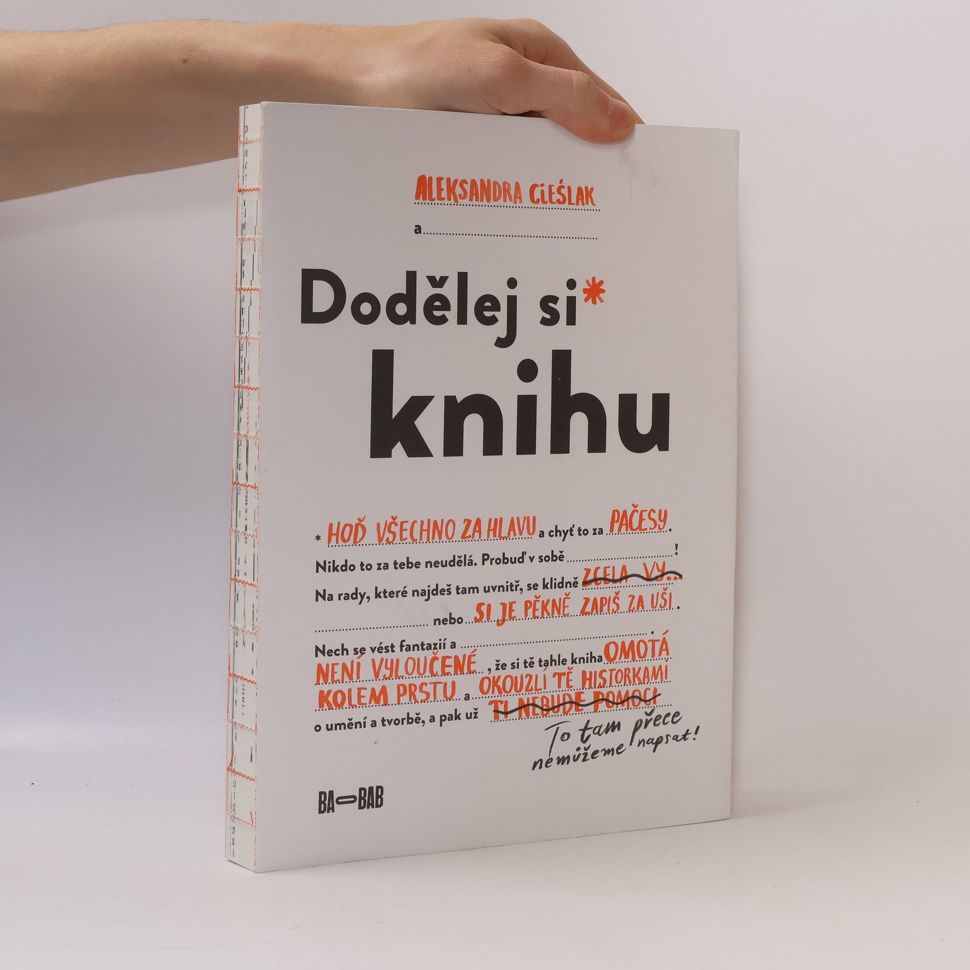 Aleksandra Cieślak Dodělej si knihu