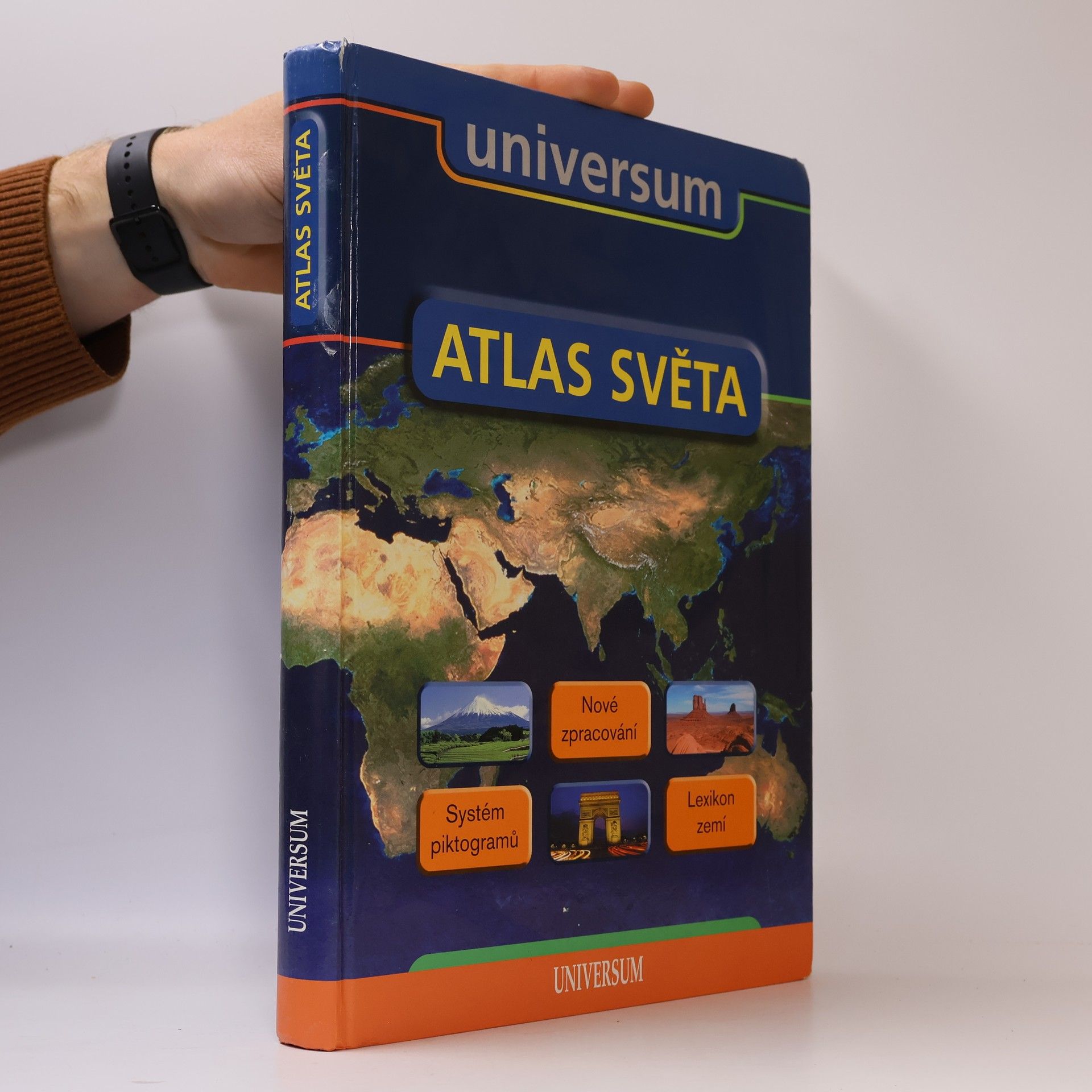 Irena Rybová Atlas světa nové zpracování, systém piktogramů, lexikon zemí