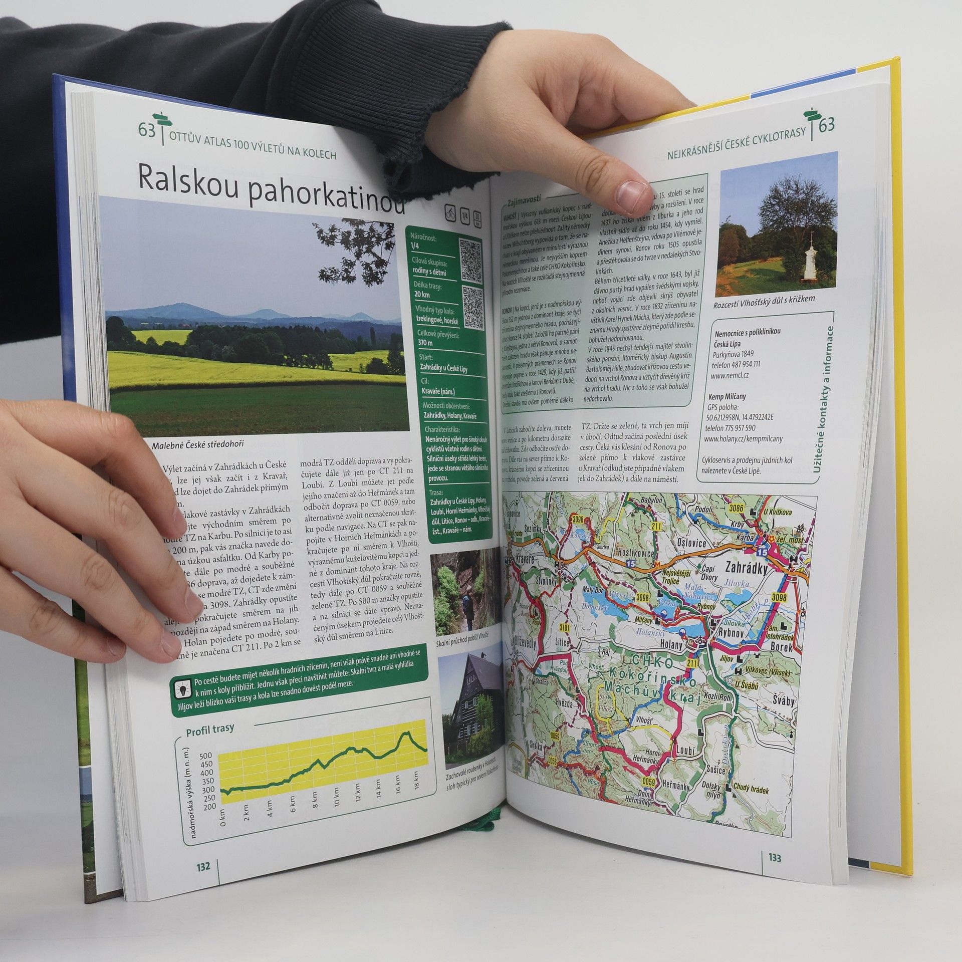 Ivo Paulík Nejkrásnější české cyklotrasy : 100 výletů na kolech : turistický průvodce s QR kódy