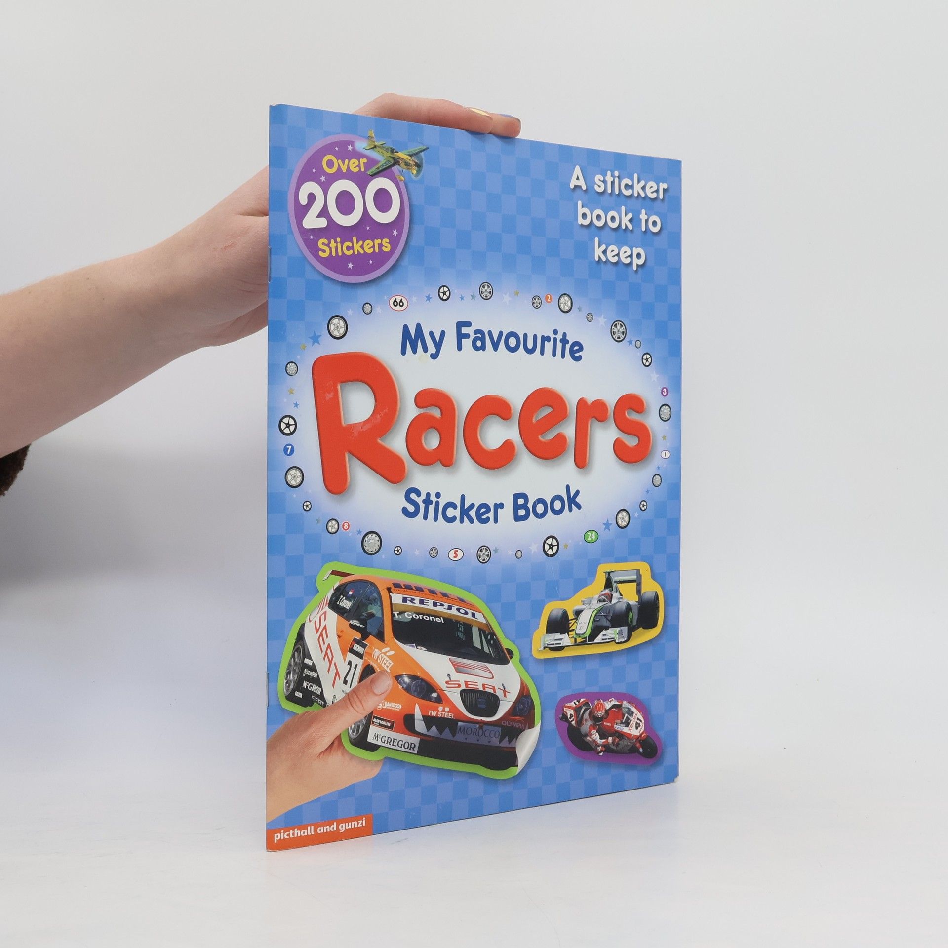 Chez Picthall My Favourite Racers Sticker Book