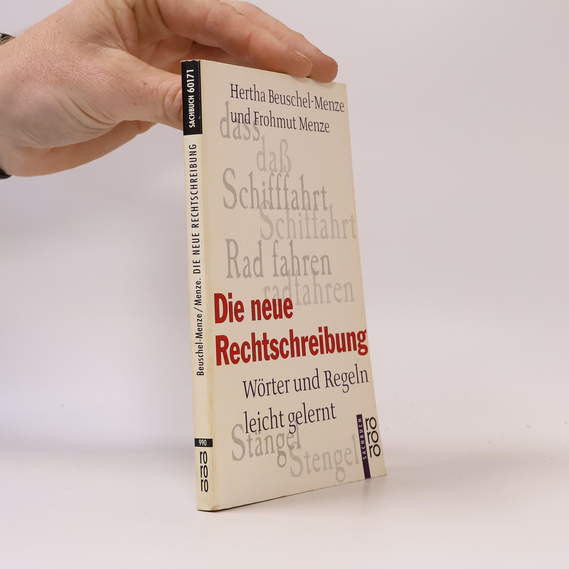 Frohmut Menze Die neue Rechtschreibung