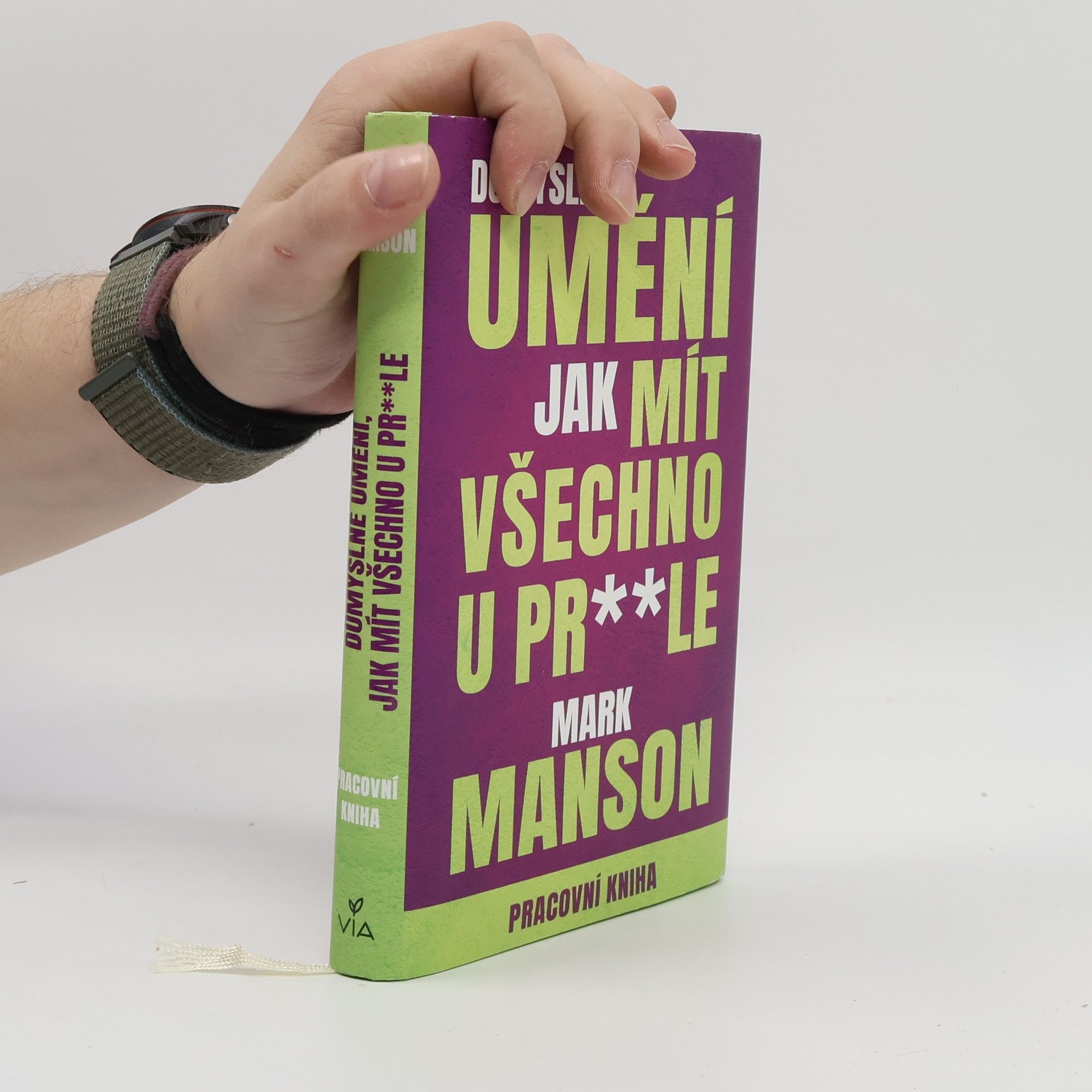 Mark Manson Důmyslné umění, jak mít všechno u pr**le. Pracovní kniha