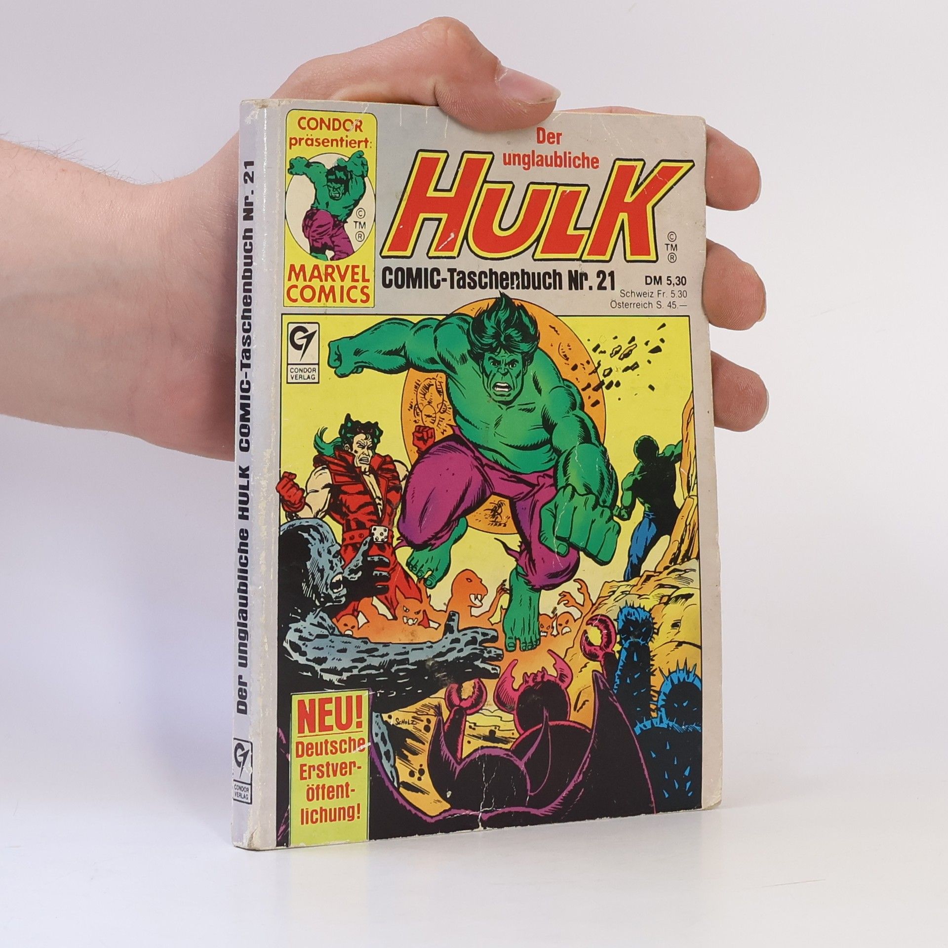 Autorenkollektiv Der unglaubliche Hulk Comic-Taschenbuch Nr. 21