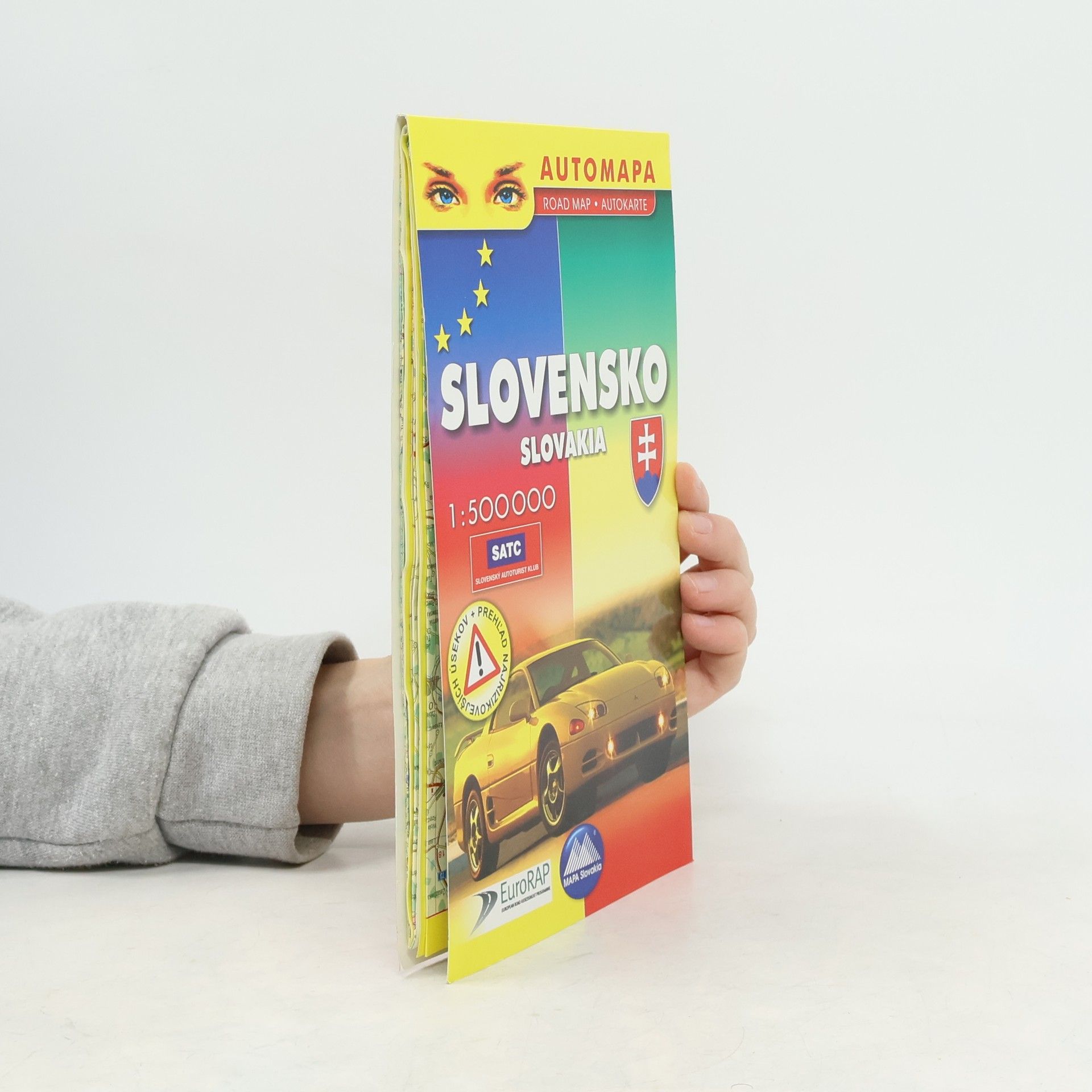 Kolektiv autorů Slovensko automapa 1 : 500 000 Automapa Road map Autokarte