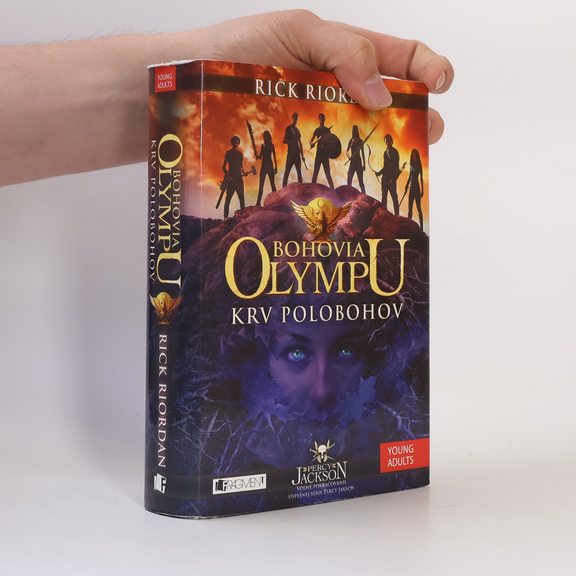 Rick Riordan Krv polobohov. Bohovia Olympu 5