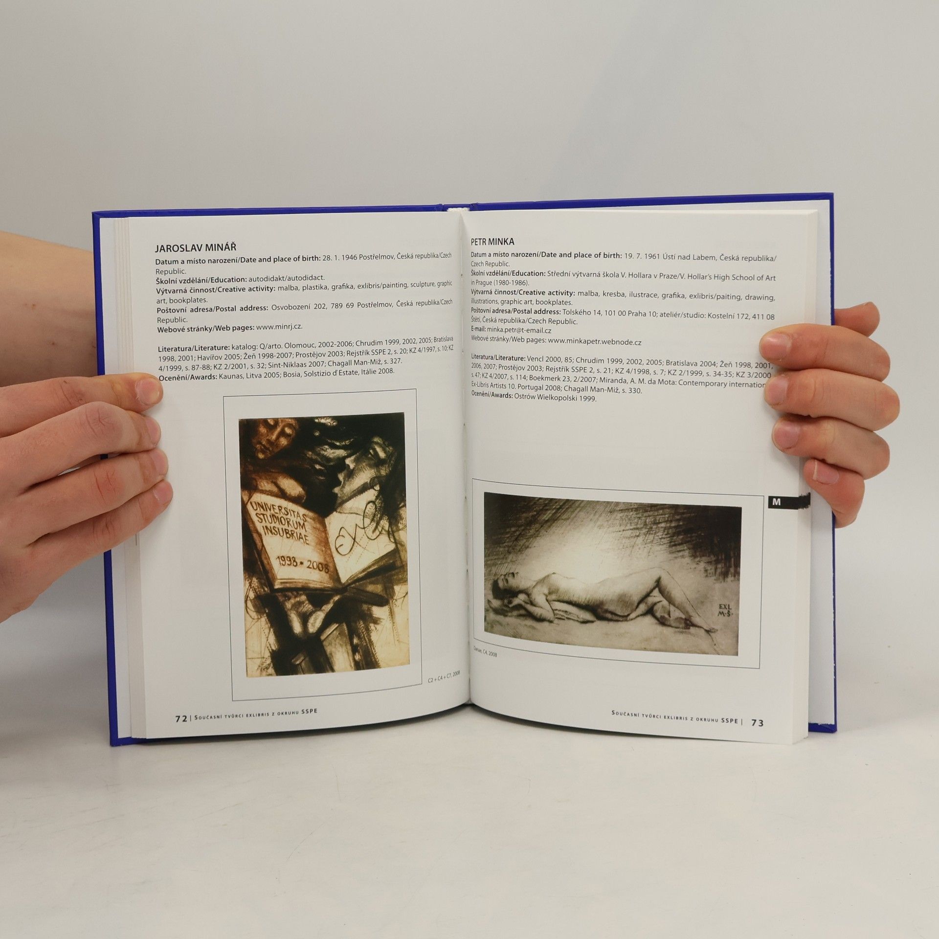 Jan Langhammer Současní tvůrci exlibris z okruhu SSPE