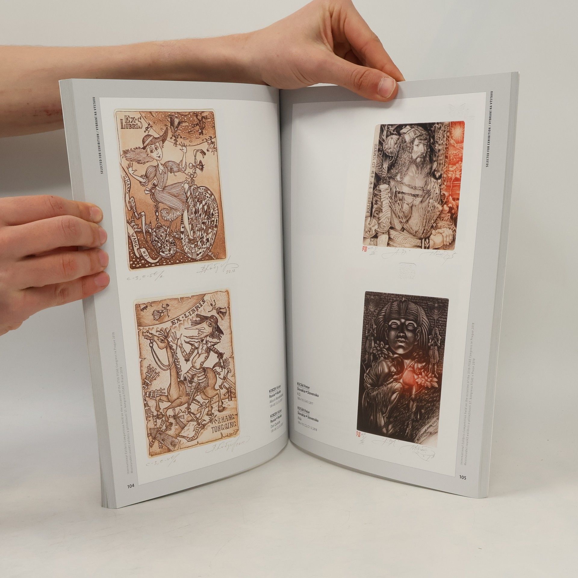 Alois Sassmann Catalogue: International Exlibris Competition Held on the Occasion of the 37th FISAE Congress in Prague 2018