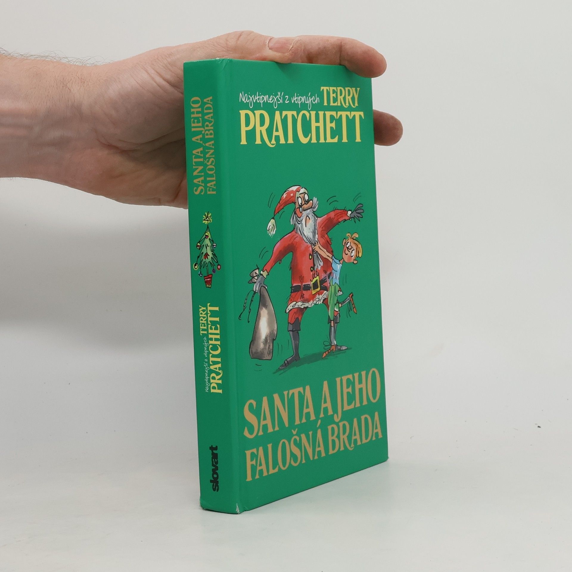 Terry Pratchett Santa a jeho falošná brada