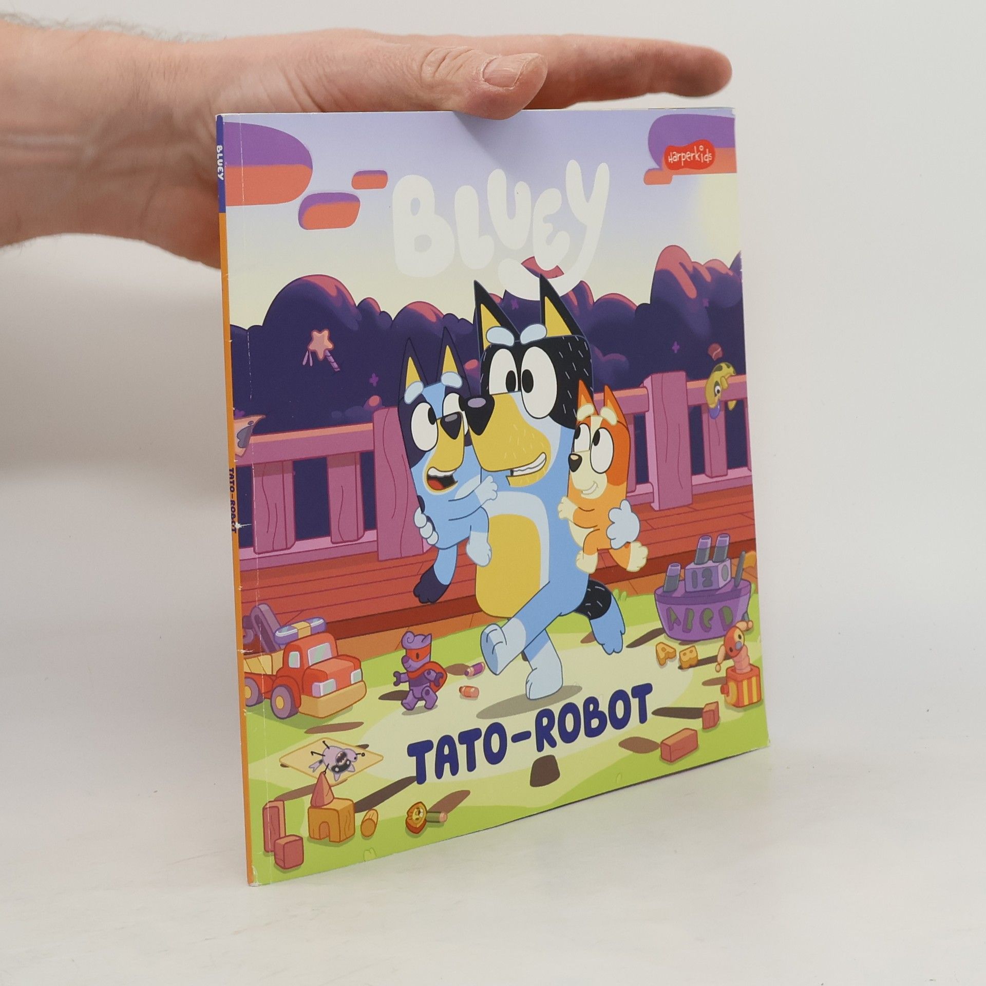 Hanna Malarowska LUDO Bluey. Tato-robot. Moja czytanka