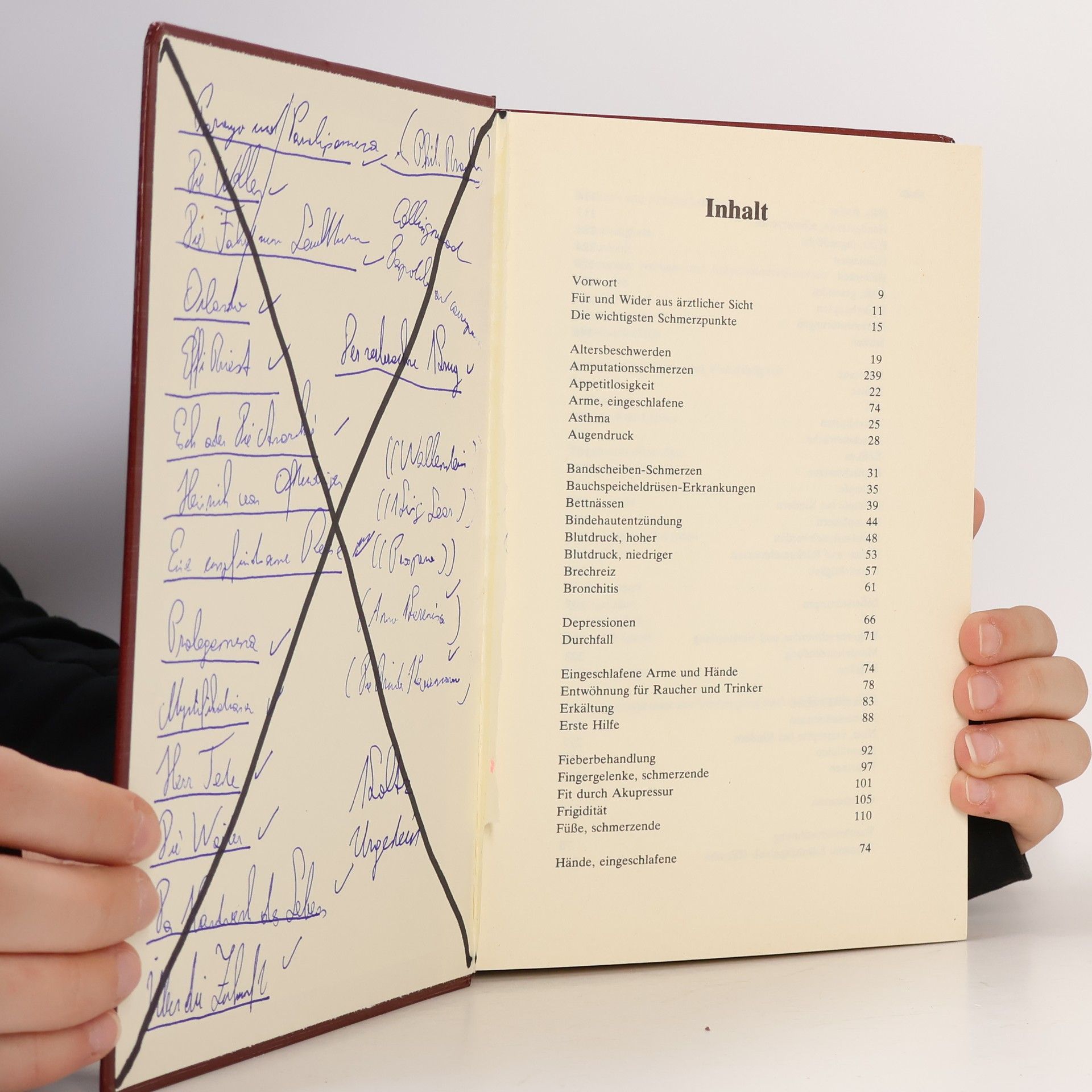 Various authors Das Große Akupressur Buch. Schmerzfrei ohne Tabletten