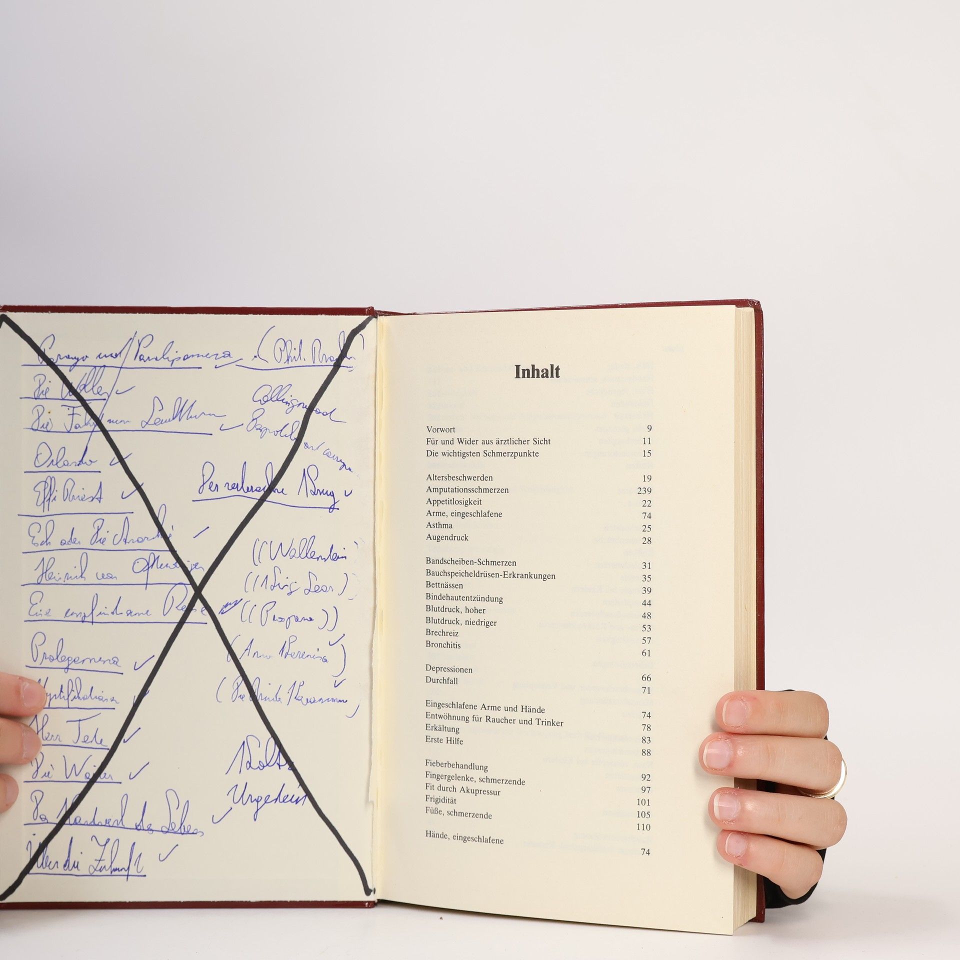 Various authors Das Große Akupressur Buch. Schmerzfrei ohne Tabletten