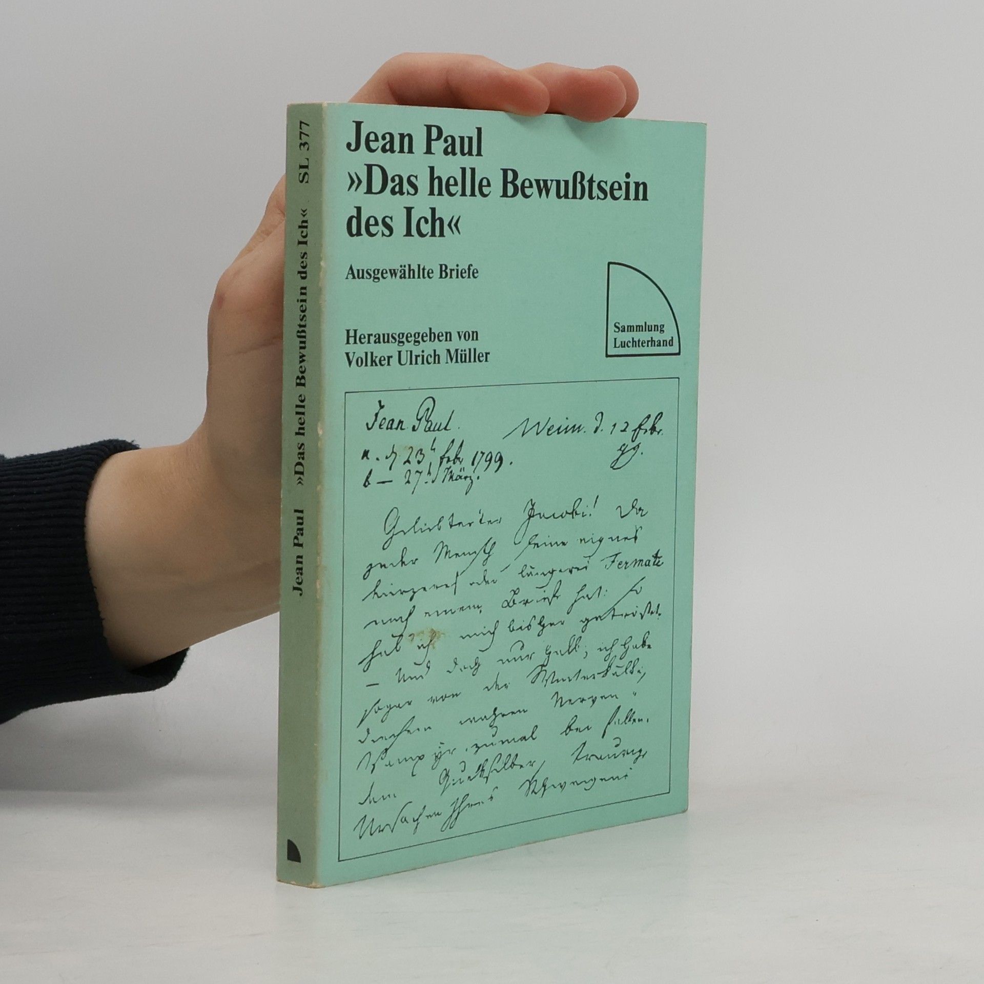 Jean Paul Das helle Bewusstsein des Ich