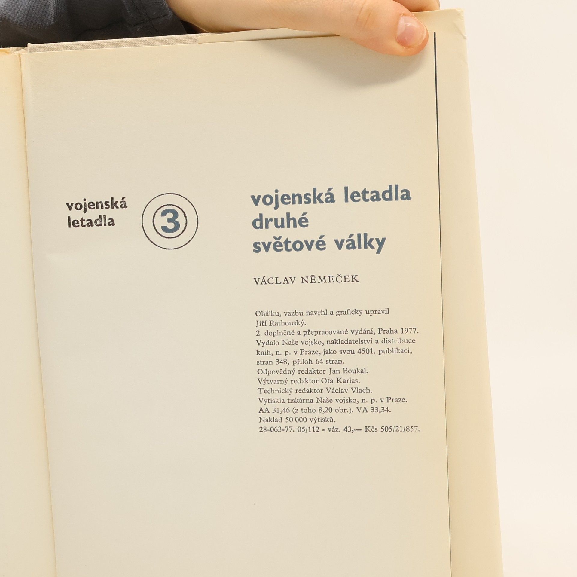 Václav Němeček Vojenská letadla 3. Letadla druhé světové války