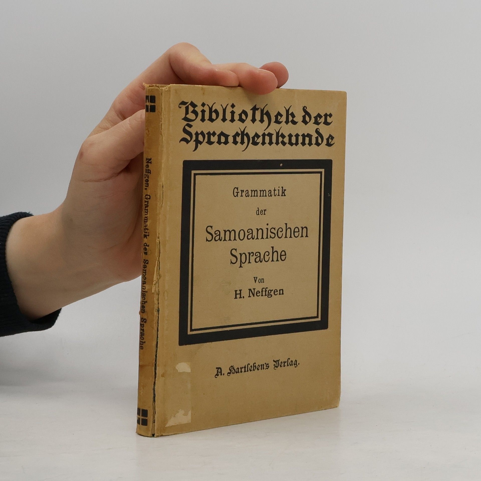 H. Neffgen Grammatik der Samoanischen Sprache