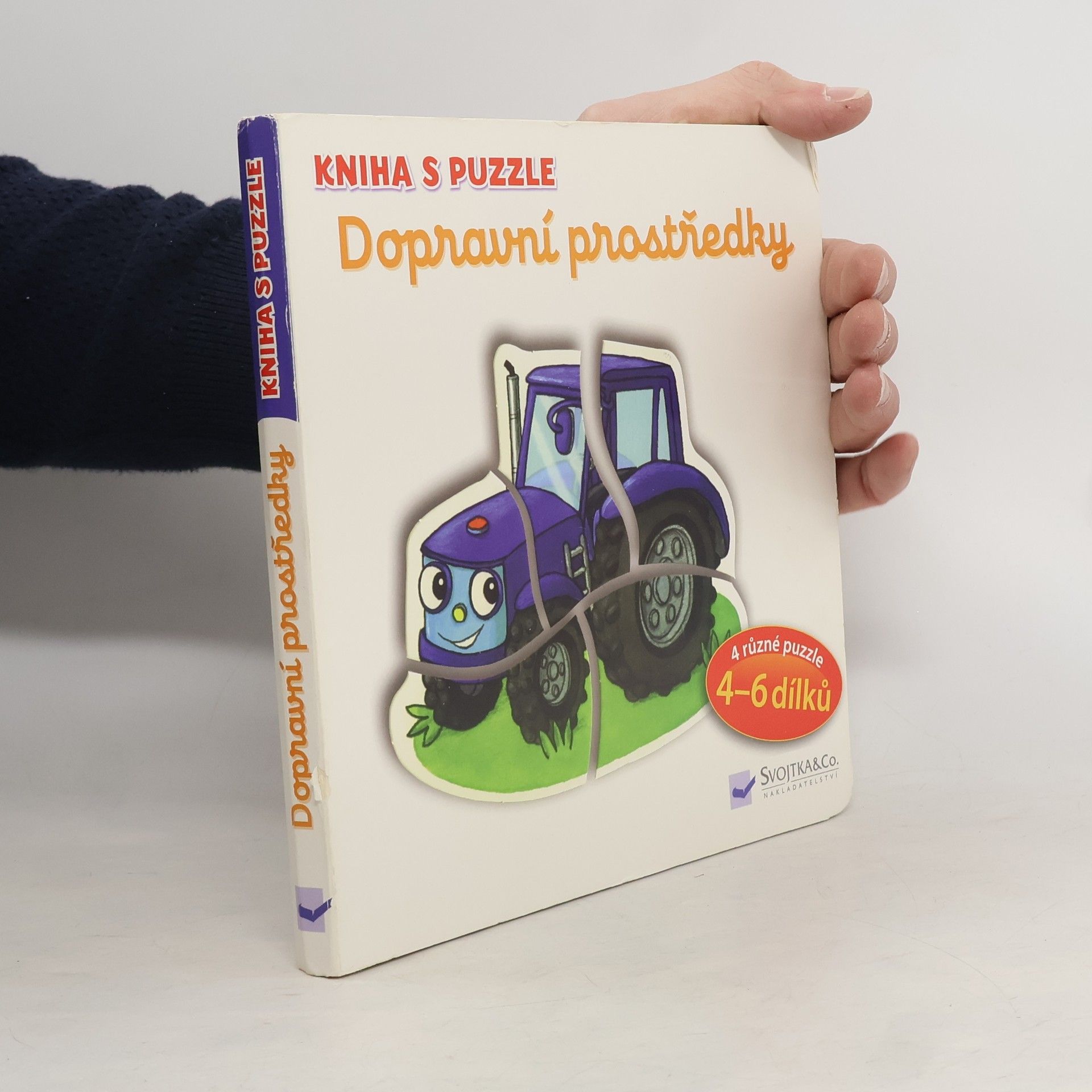 Josef Vyskočil Dopravní prostředky: kniha s puzzle