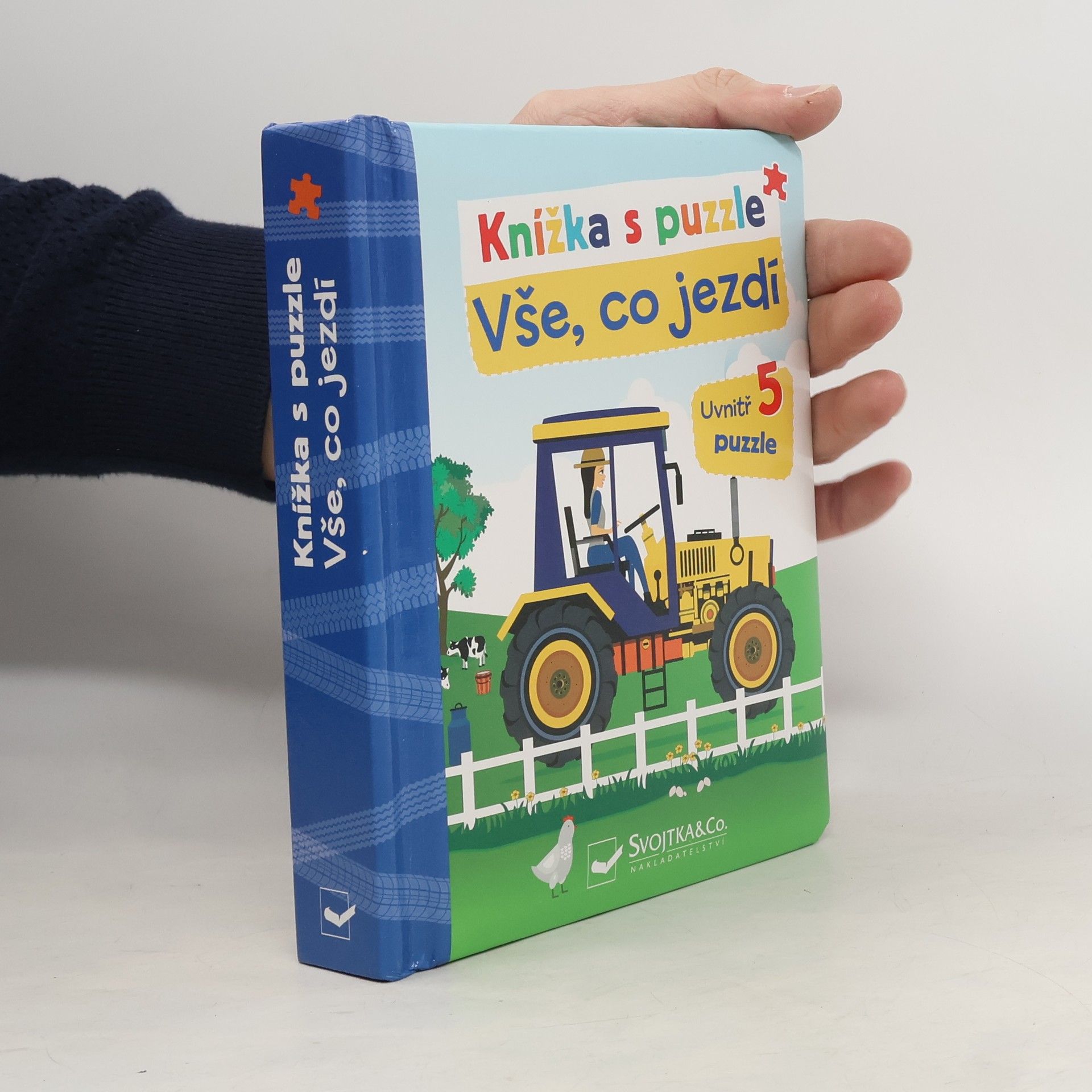 Laura Teller Knížka s puzzle. Vše, co jezdí