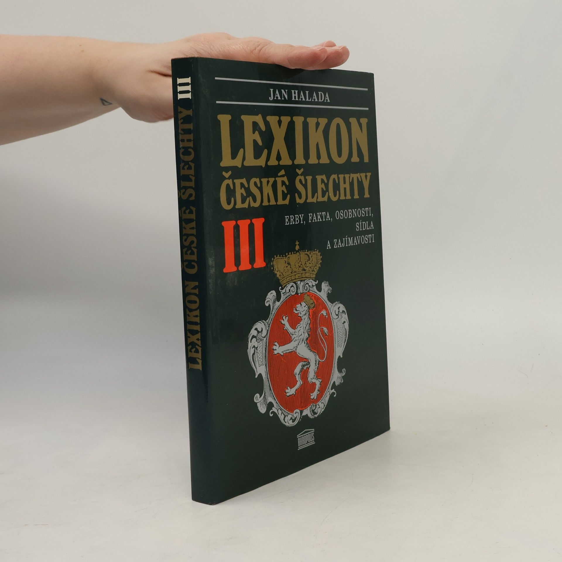 Jan Halada Lexikon české šlechty III.