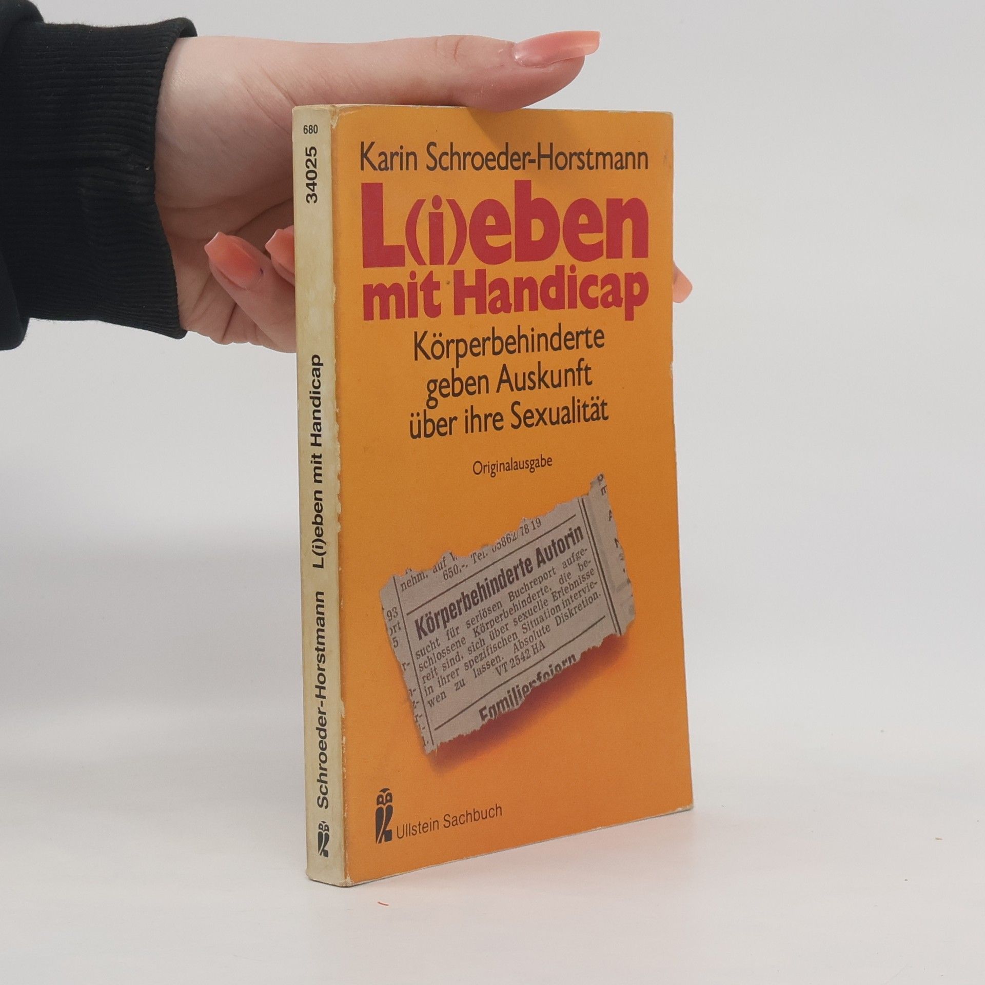 Karin Schroeder-Horstmann Ullstein Sachbuch: L(i)eben mit Handicap