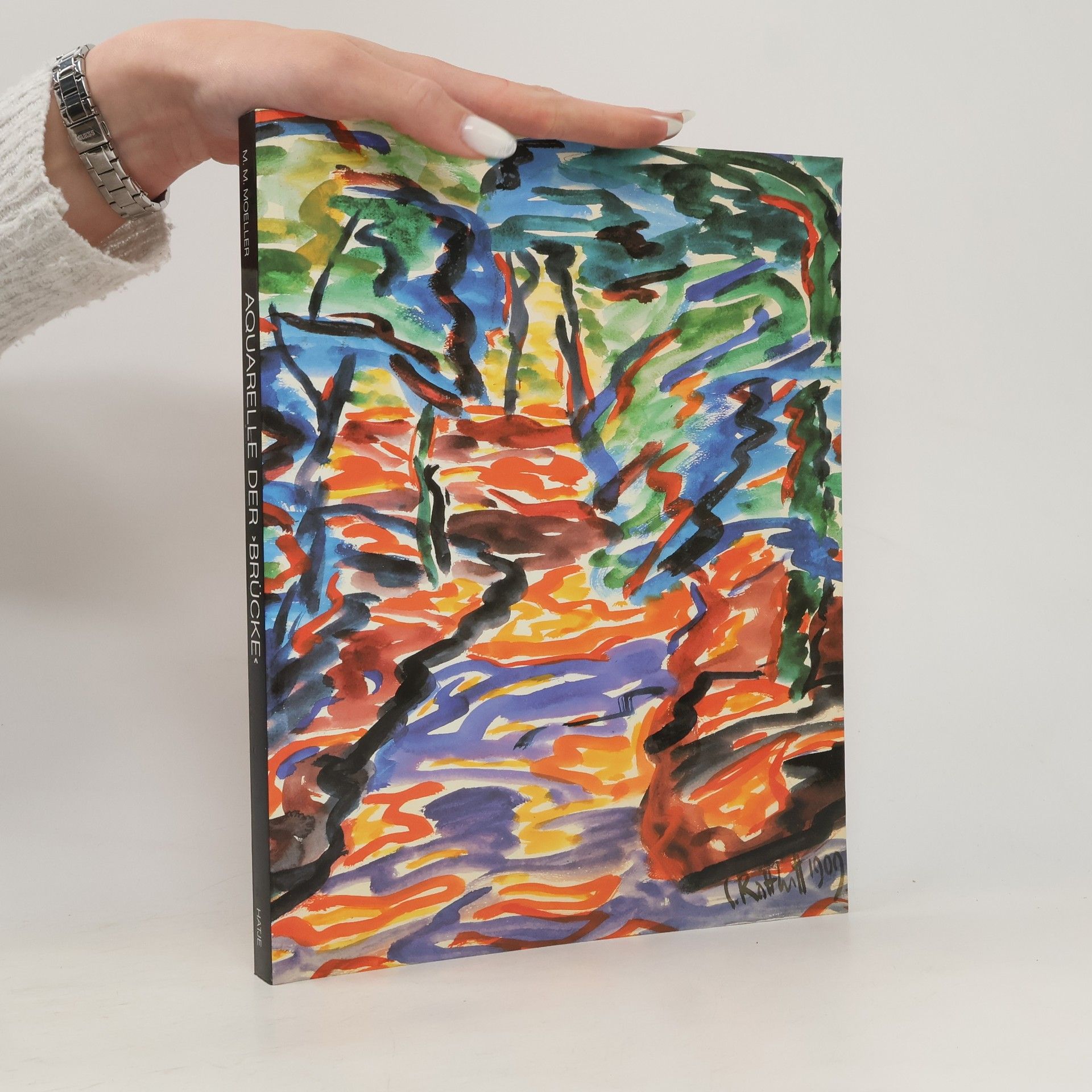 Magdalena M. Moeller Aquarelle der "Brücke"