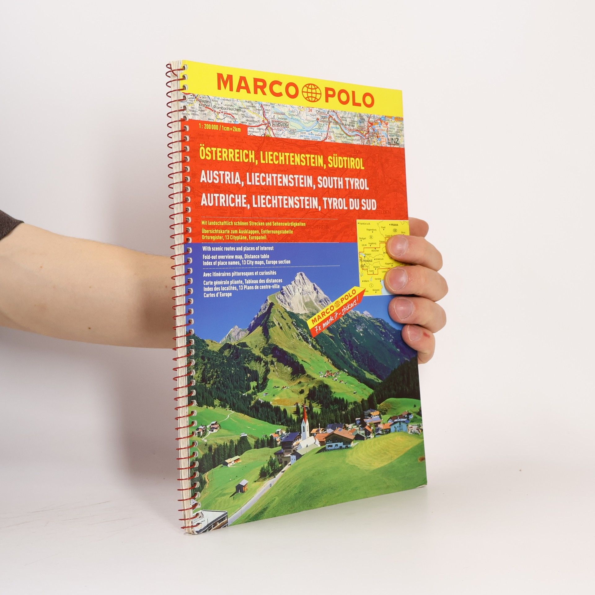 MairDuMont Marco Polo Reiseatlas Österreich, Liechtenstein, Südtirol. Austria, Liechtenstein, South Tyrol. Autriche, Liechtenstein, Tyrol d