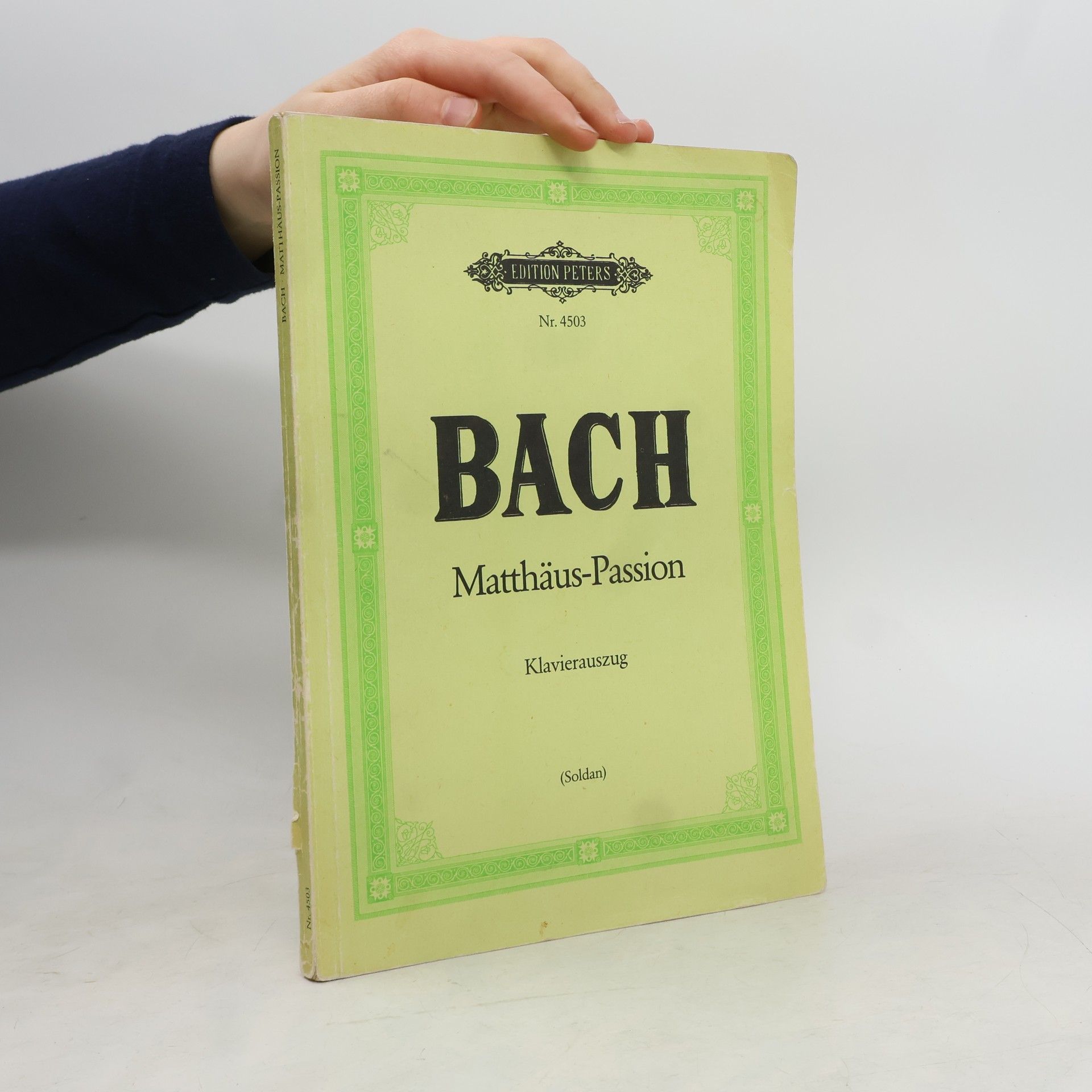 Johann Sebastian Bach Passionsmusik nach dem Evangelisten Matthäus