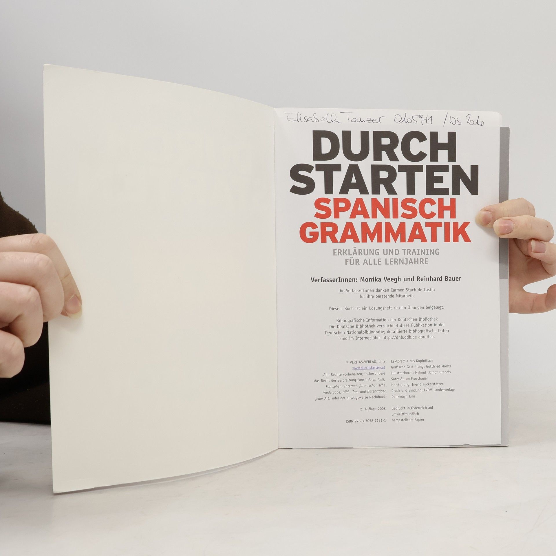 Monika Veegh Durchstarten Spanisch Grammatik, Coachingbuch