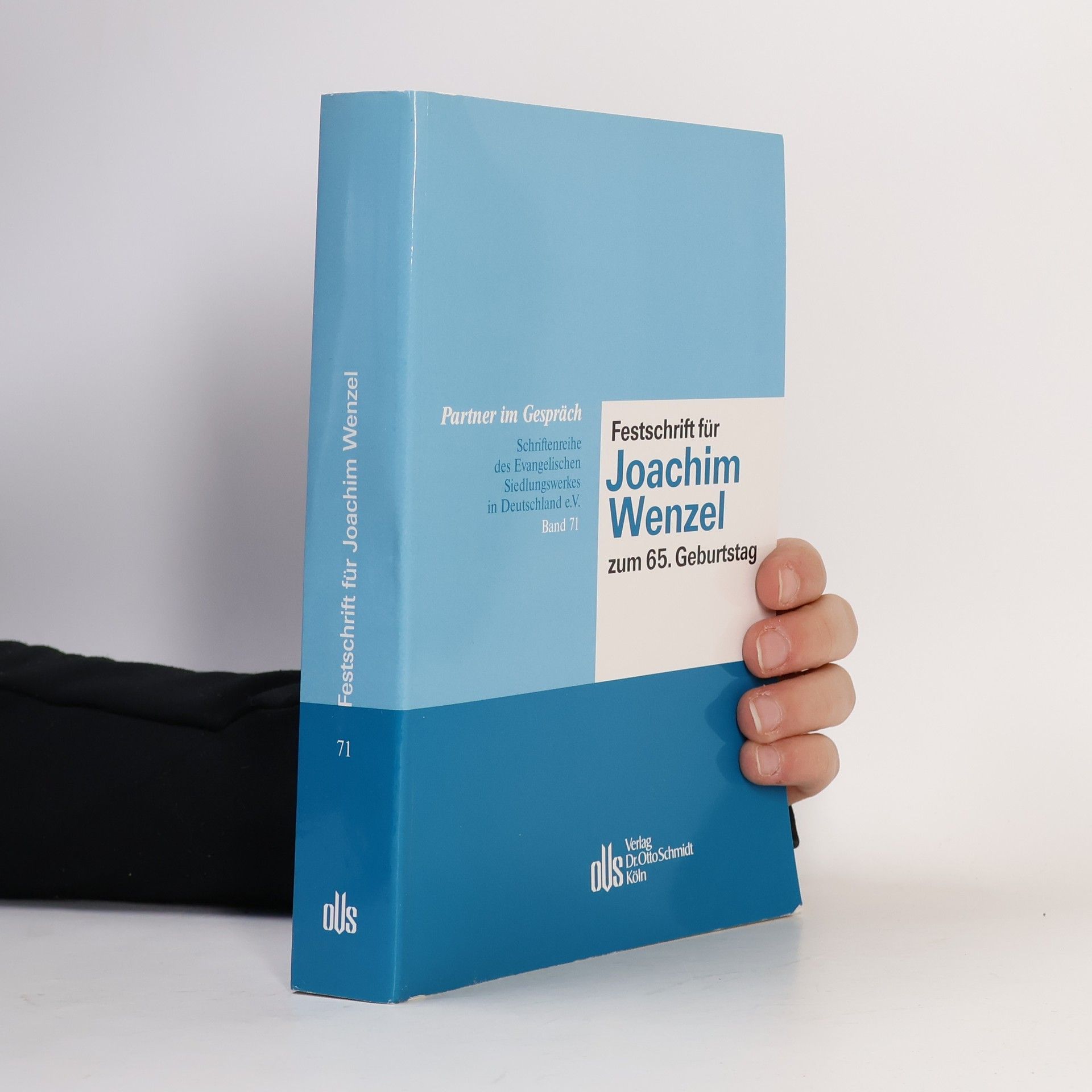 Werner Merle Partner im Gespräch: Schriftenreihe des Evangelischen Siedlungswerkes in Deutschland e.V. - 71: Festschrift für Joachim Wenzel zum 65. Geburtstag