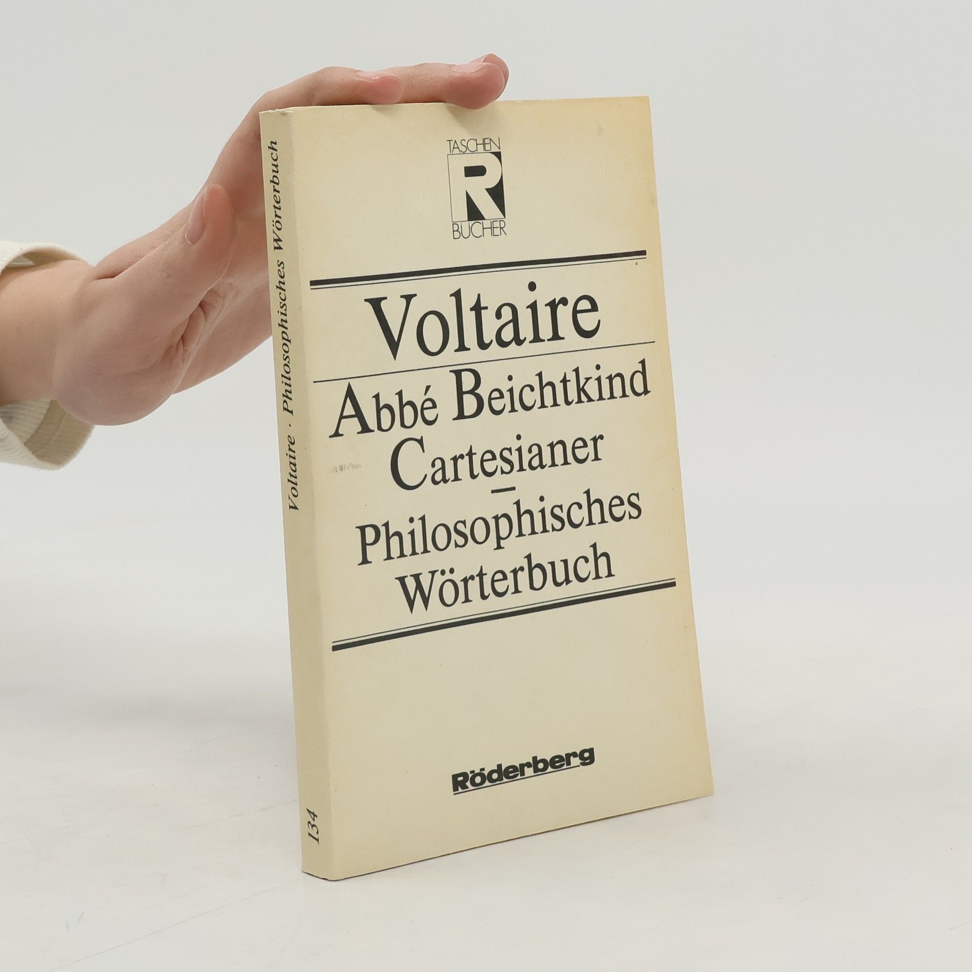 Voltaire Abbé, Beichtkind, Cartesianer