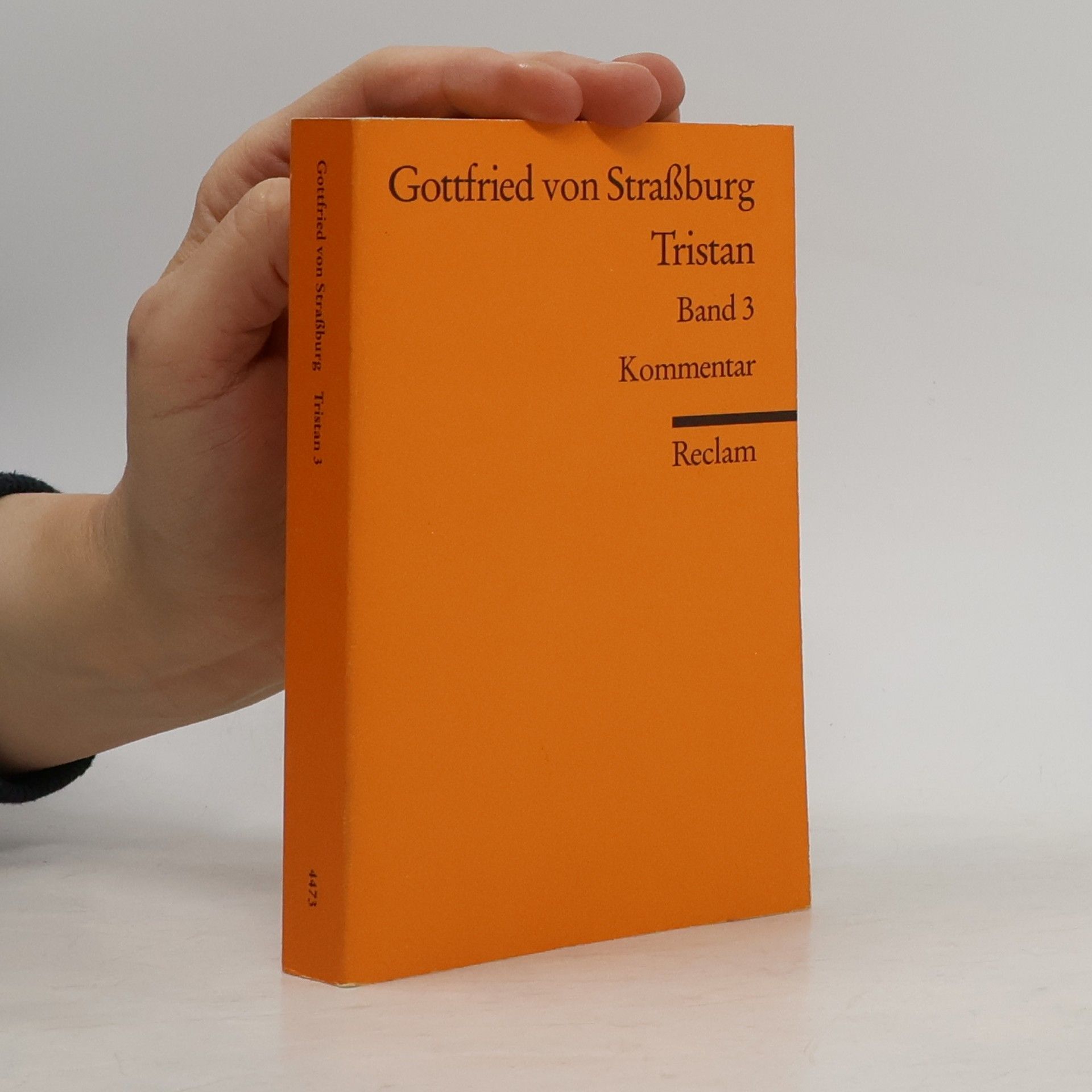 Gottfried von Straßburg Tristan, Band 3. Kommentar