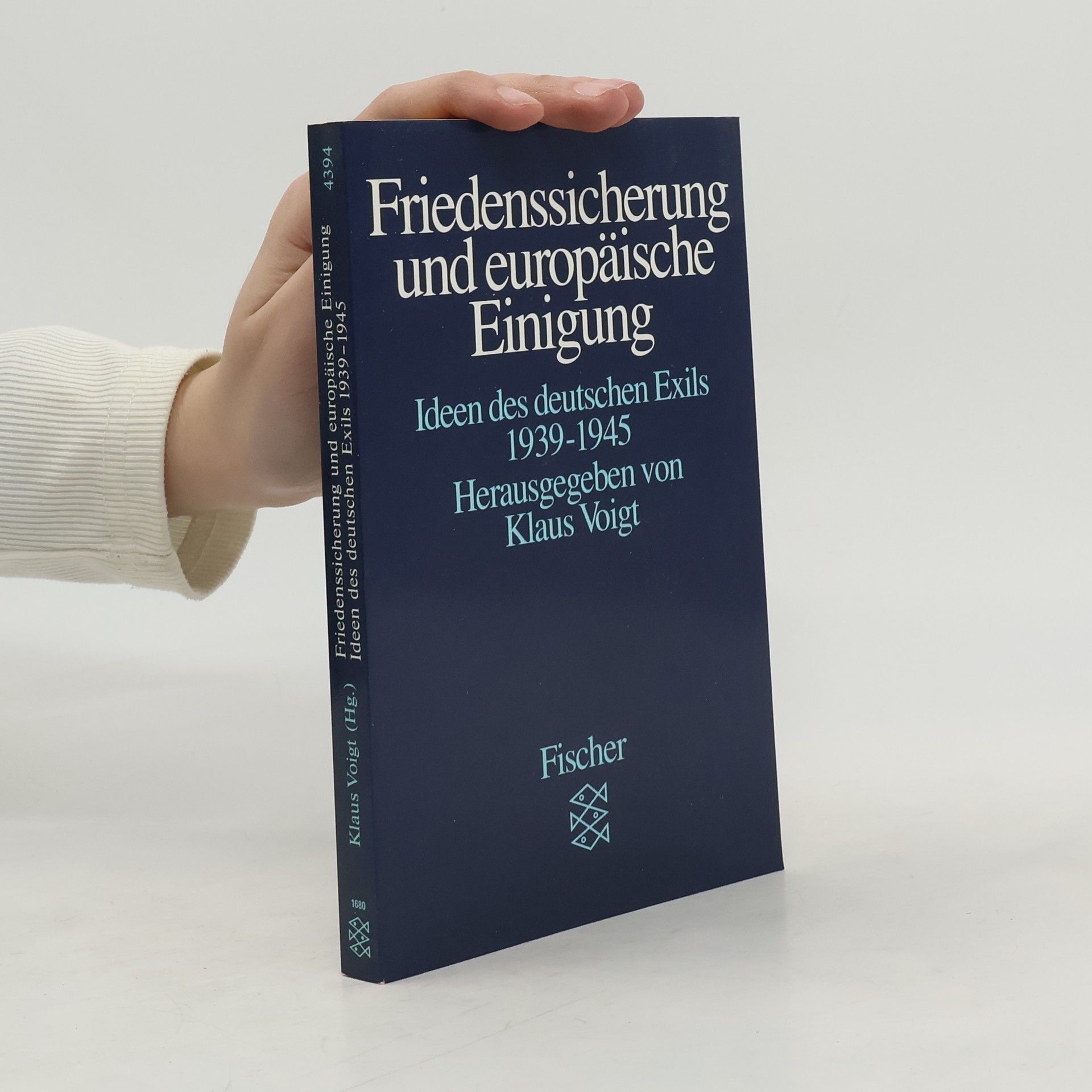 Klaus Voigt Friedenssicherung und europäische Einigung