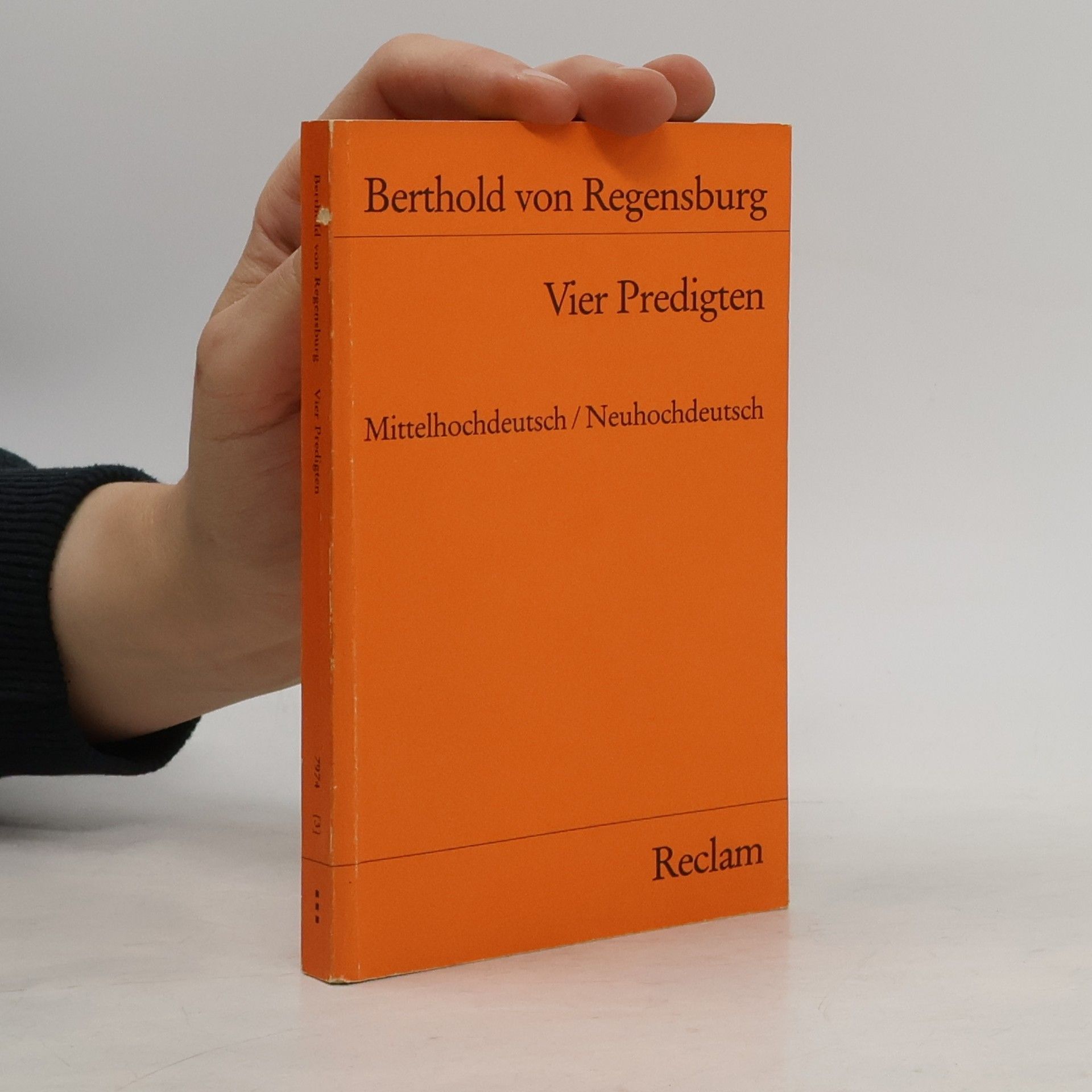 Berthold von Regensburg Reclams Universal-Bibliothek: Vier Predigten