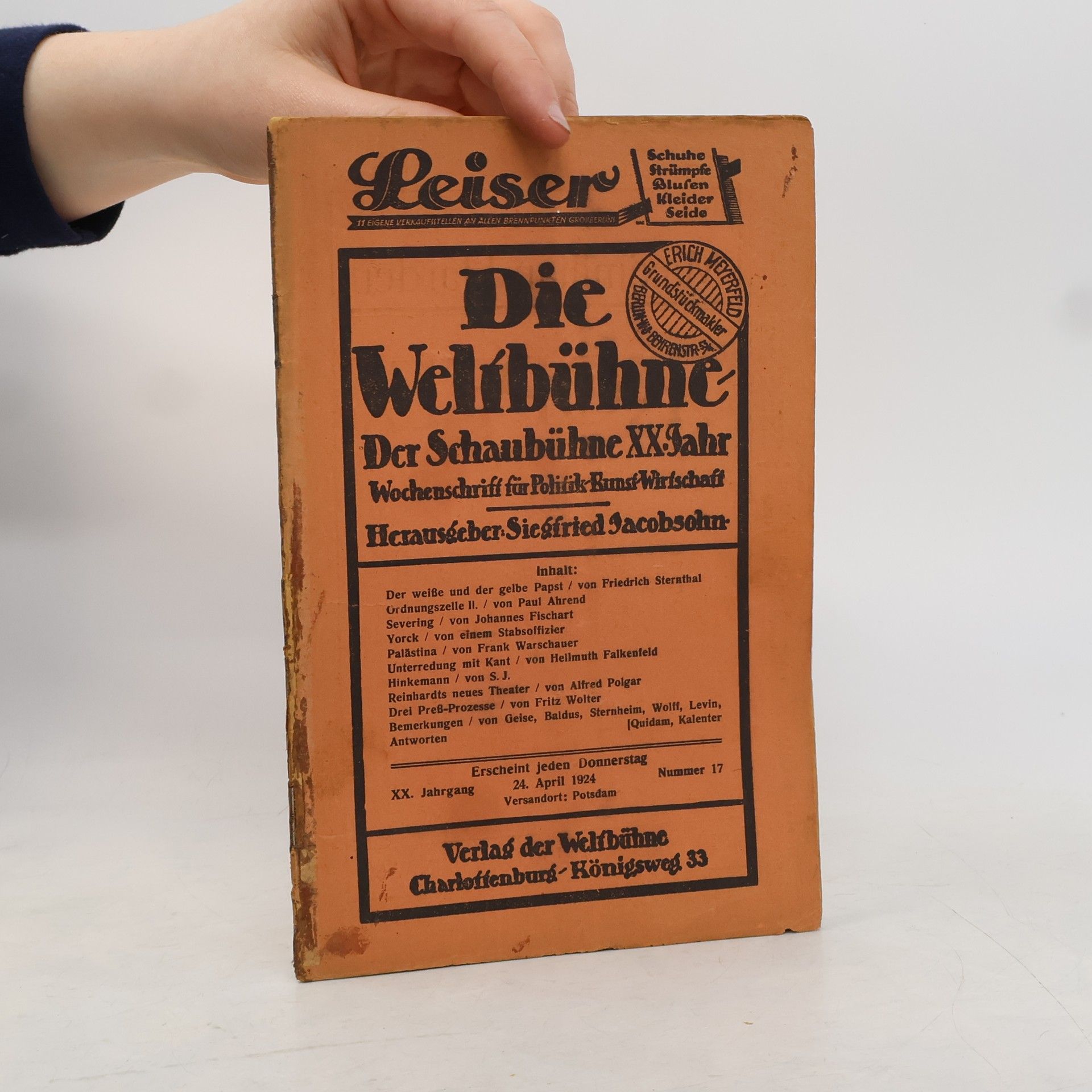 Autorenkollektiv Die Weltbühne 1-2/1992