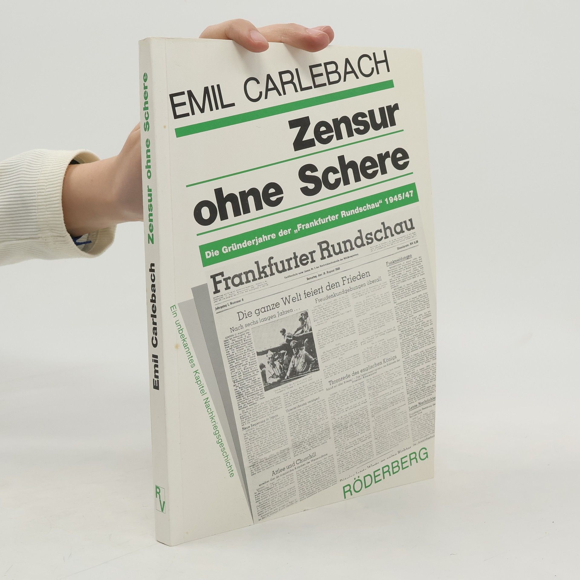 Emil Carlebach Zensur ohne Schere