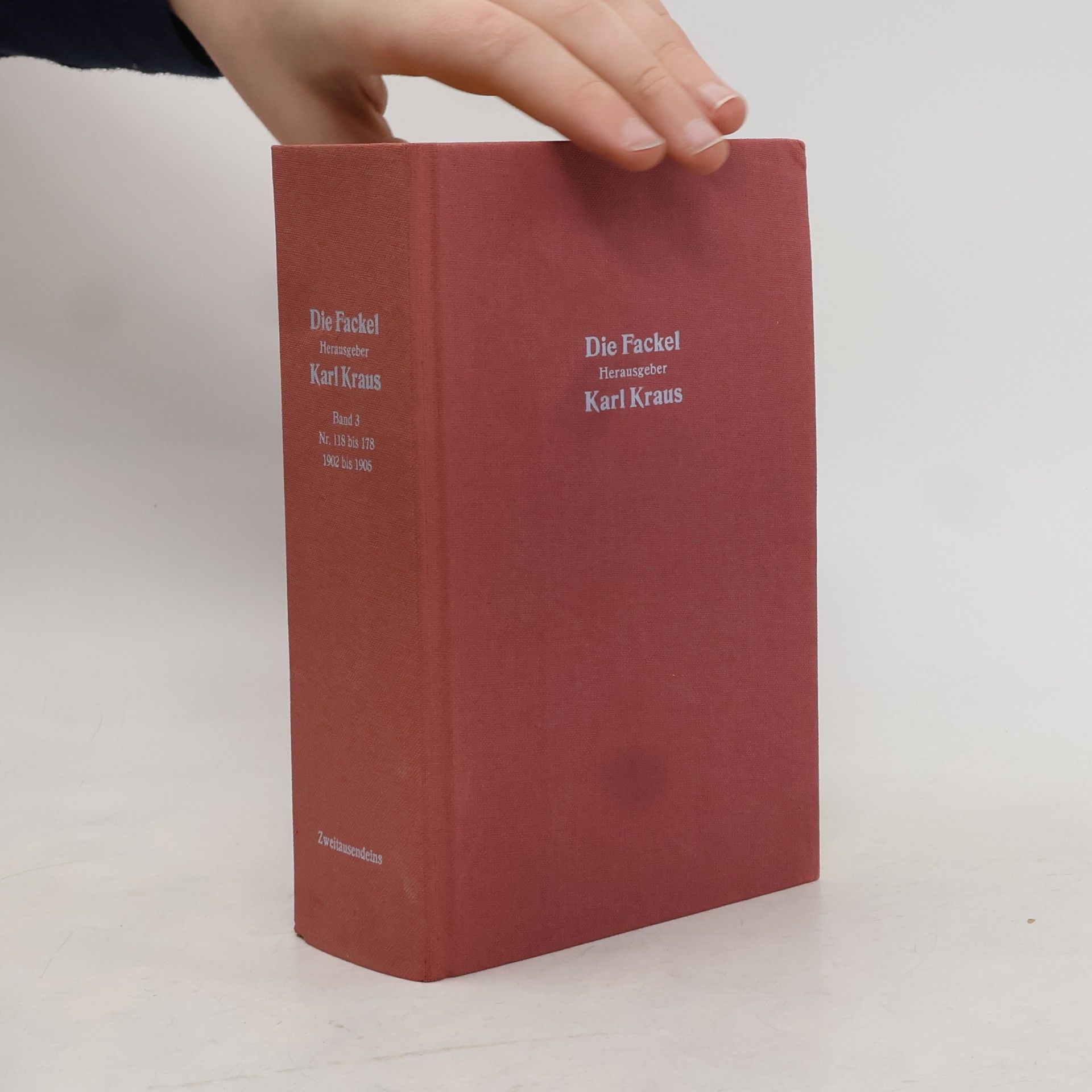 Karl Kraus Die Fackel. Band 3