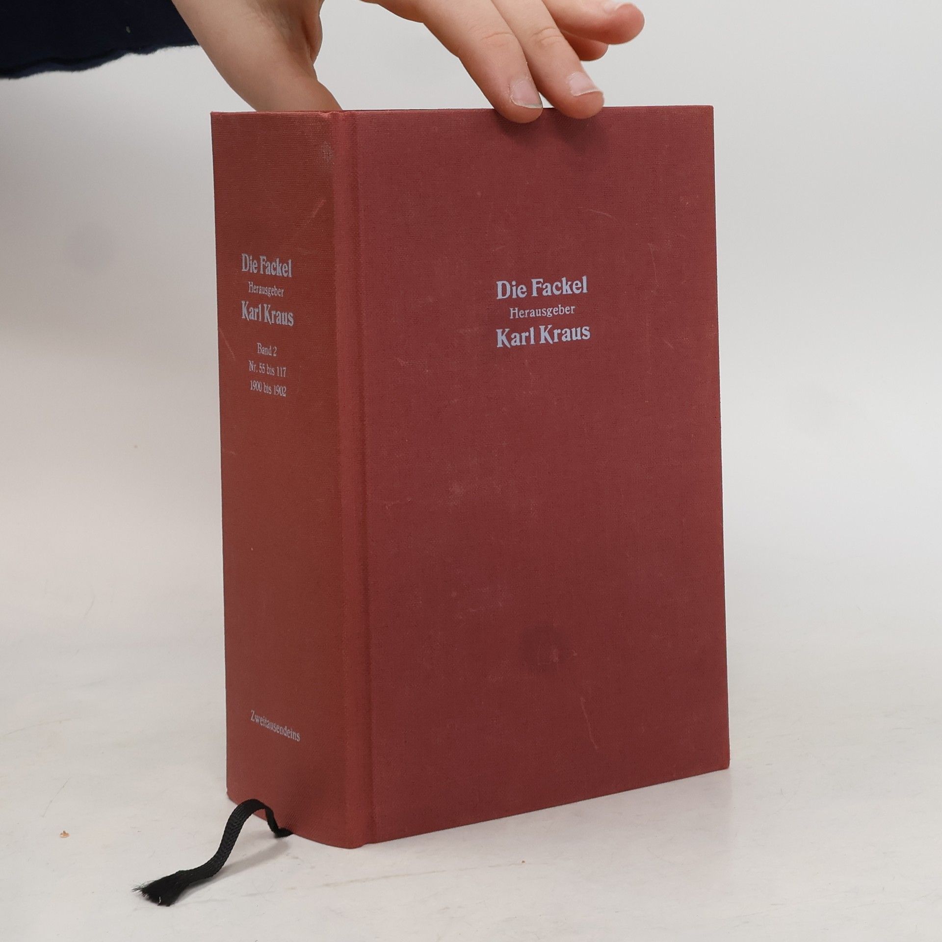 Karl Kraus Die Fackel. Herausgeber. Band 2